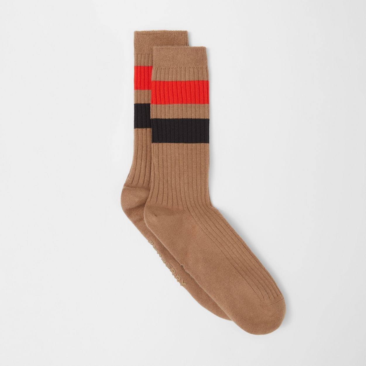 Striped Cotton Blend Socks - 3