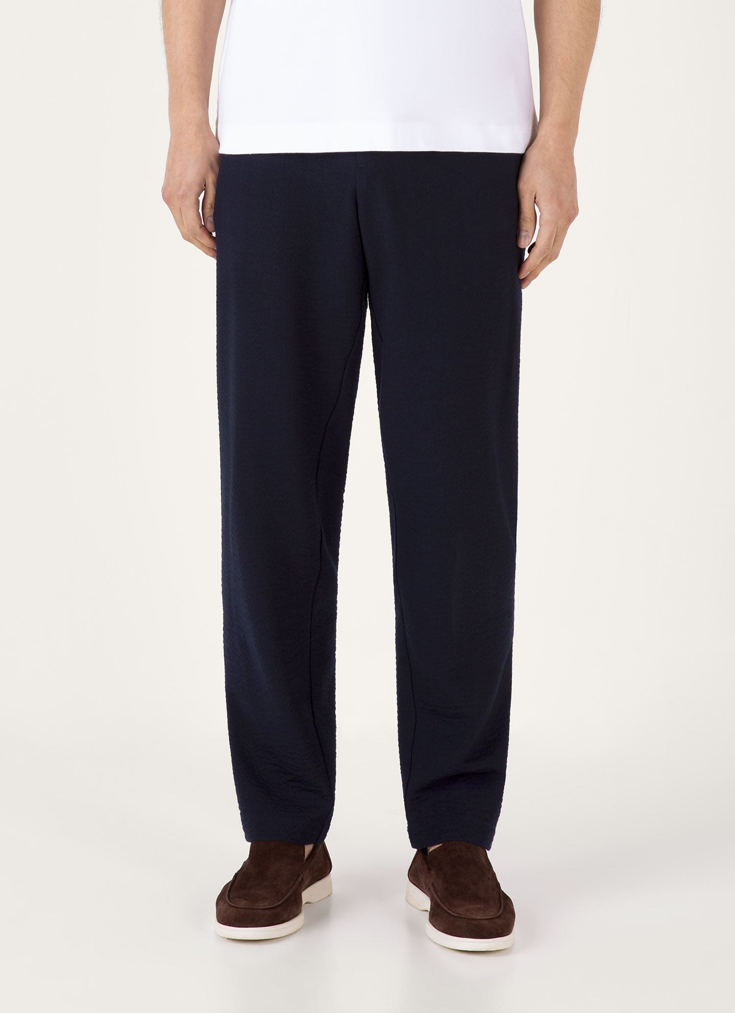 Seersucker Wool Trouser - 2