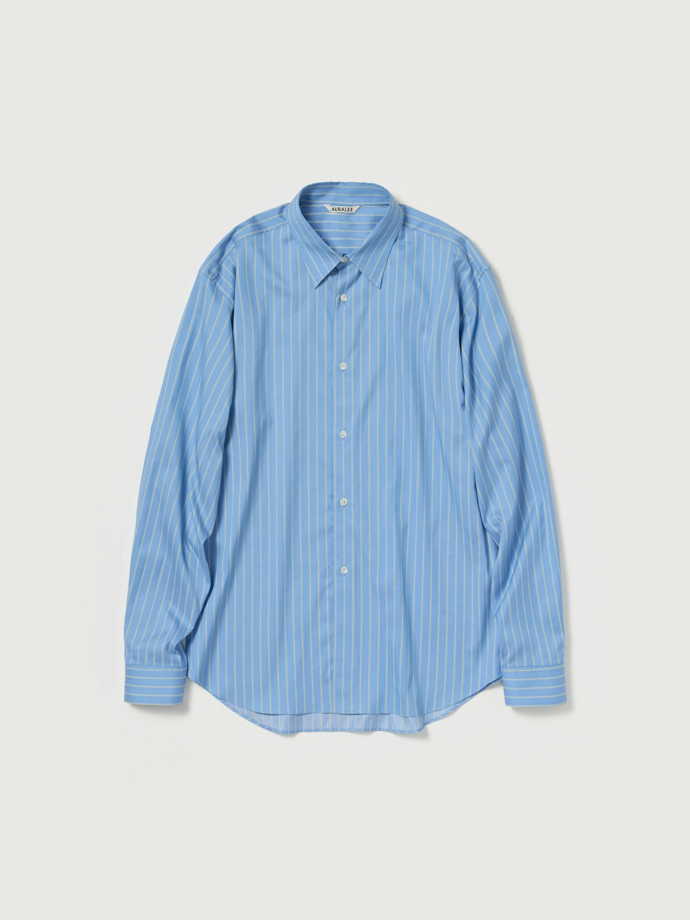 COTTON SILK STRIPE SHIRT - 1