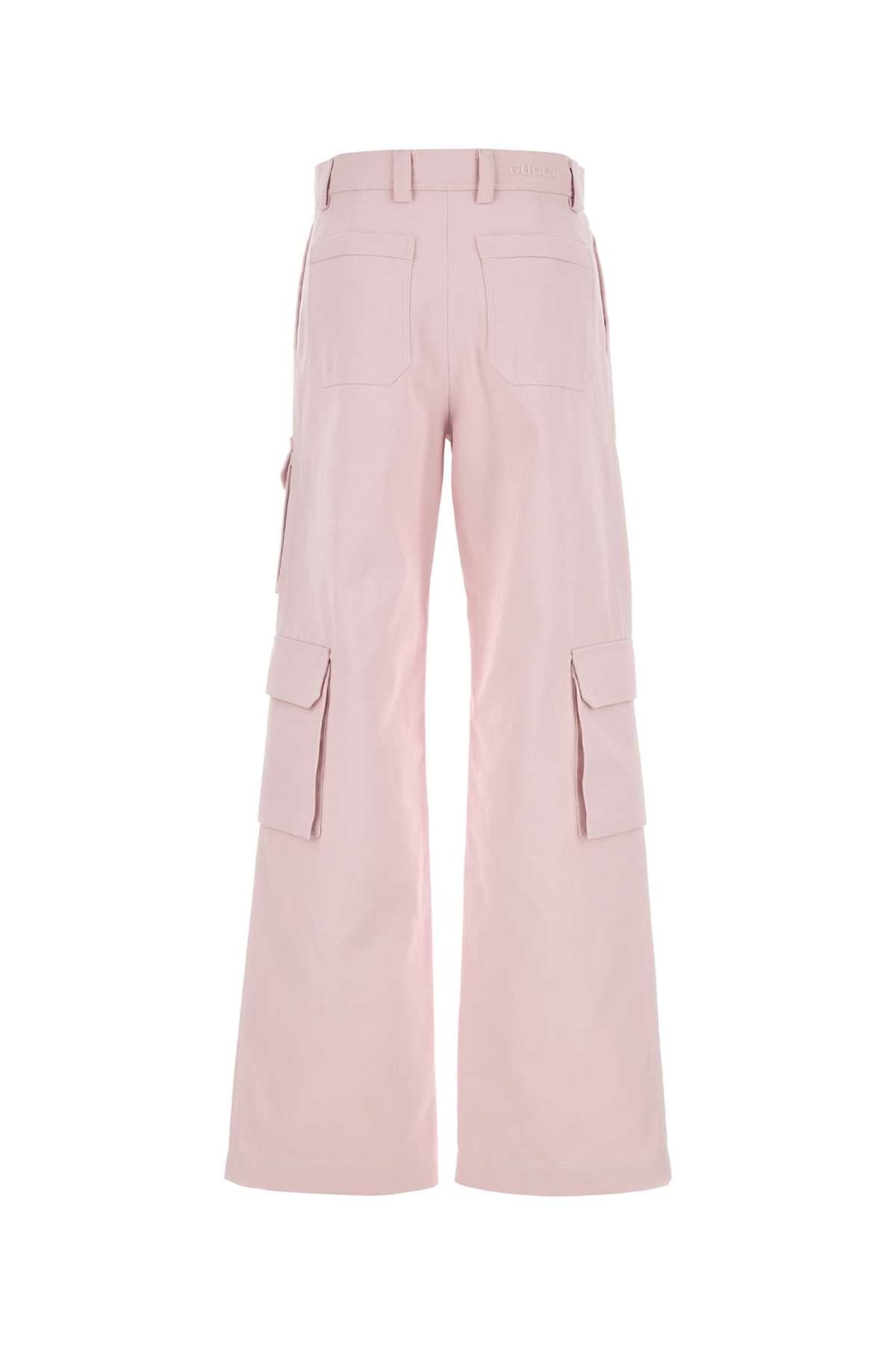 Gucci Women Pastel Pink Cotton Cargo Pant - 2