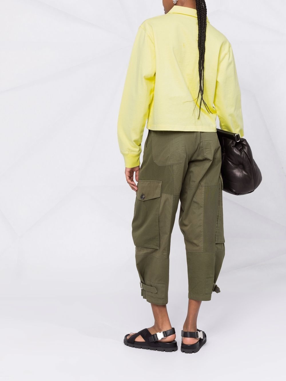 polo collar sweatshirt - 4