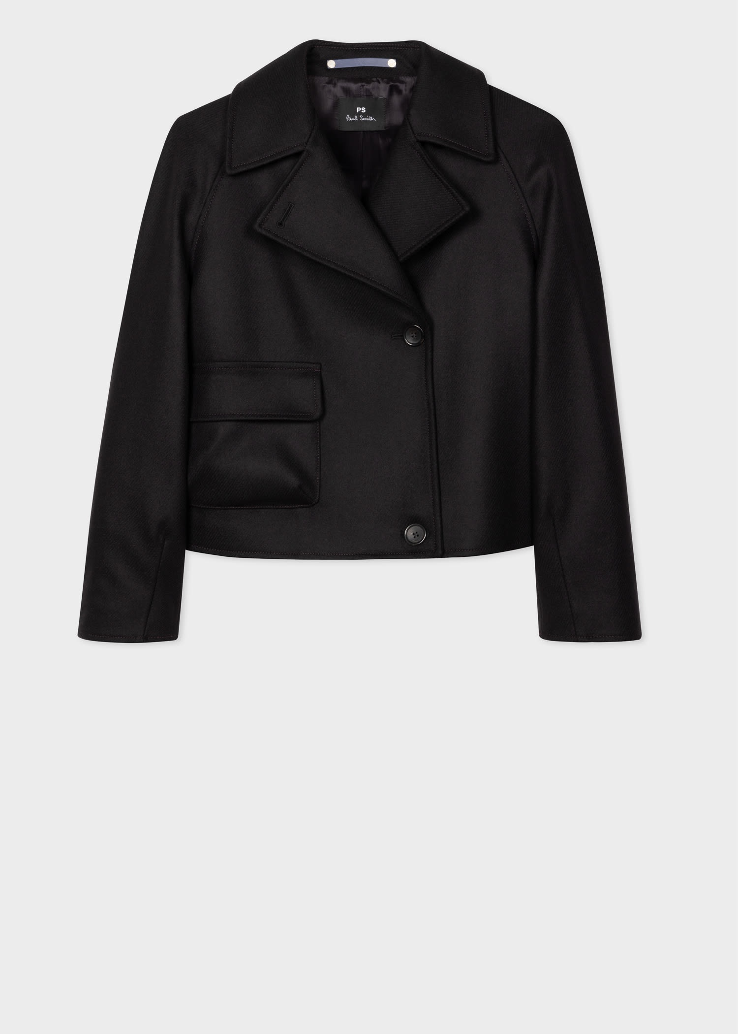 Wool-Cashmere Cocoon Coat - 1