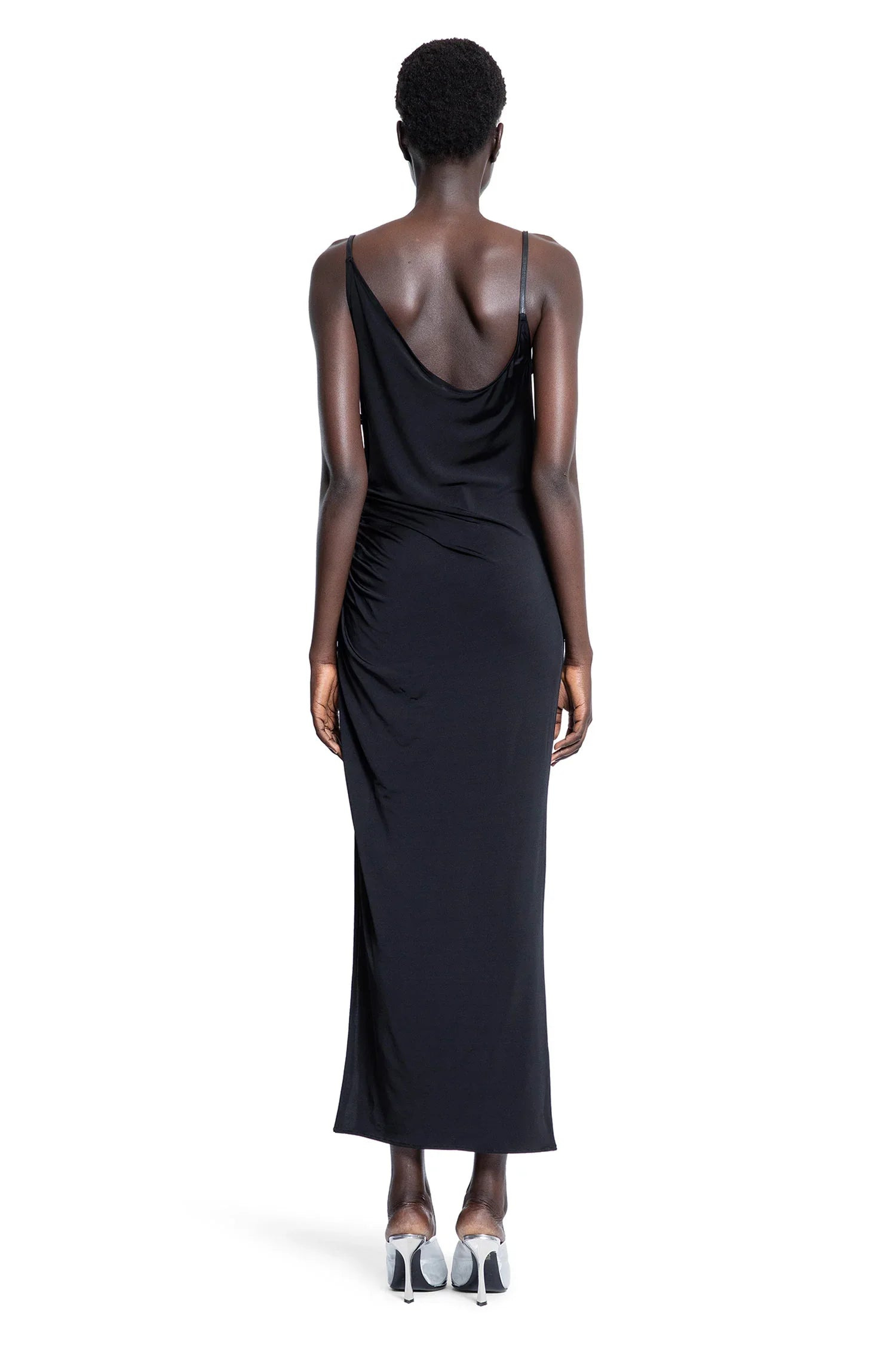Asymetrical-Buckled-Strap-Dress - 4