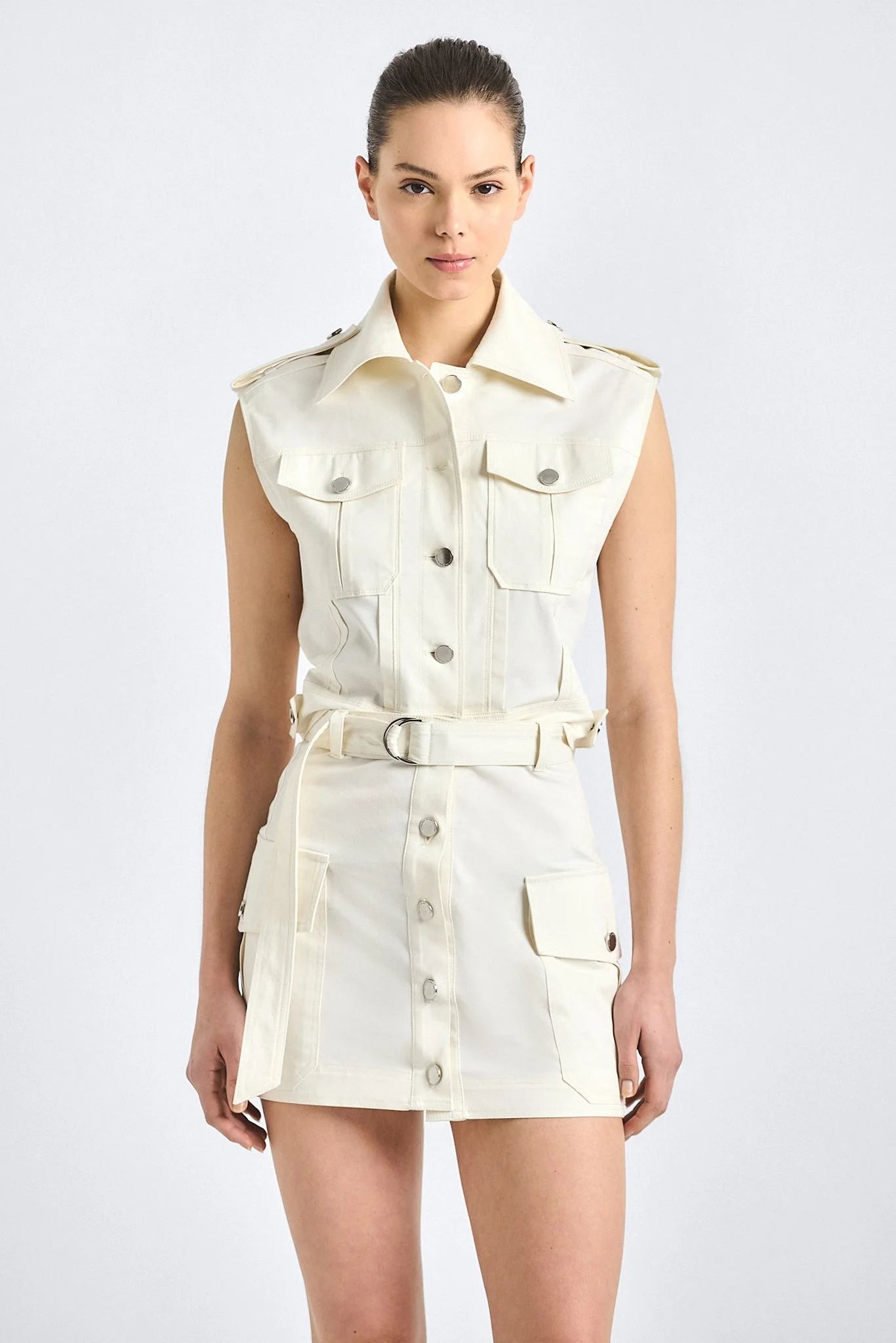 JOELLE UTILITY CARGO SKIRT - 1