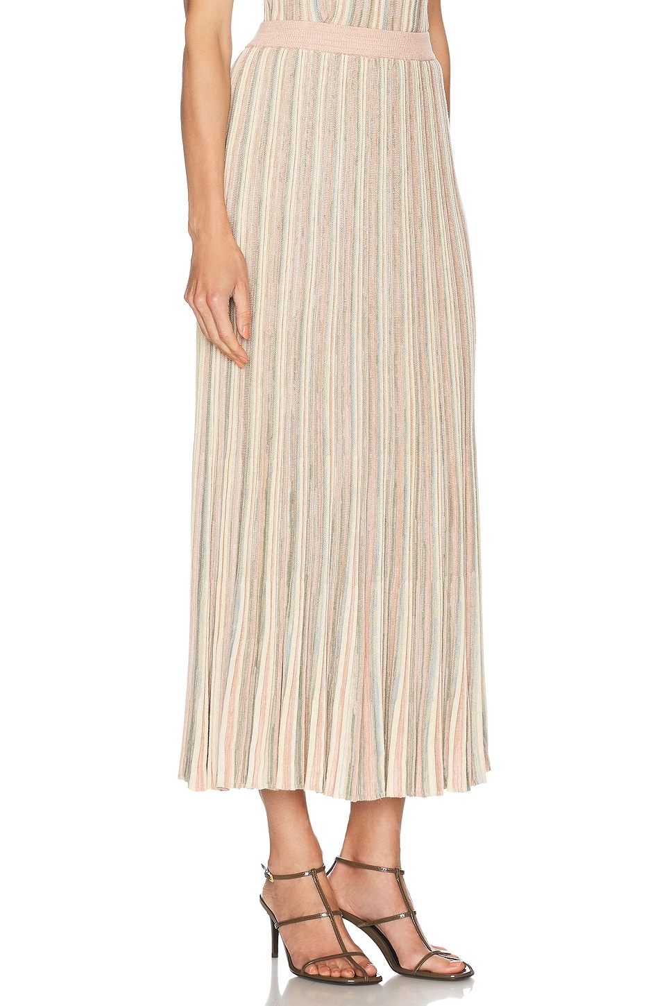 Illuminate Mouline Maxi Skirt - 2