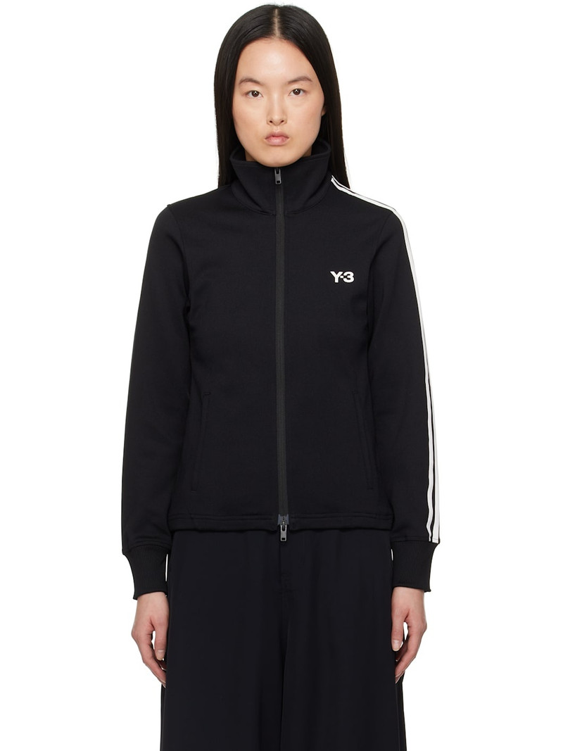Black 3-Stripes Track Jacket 1