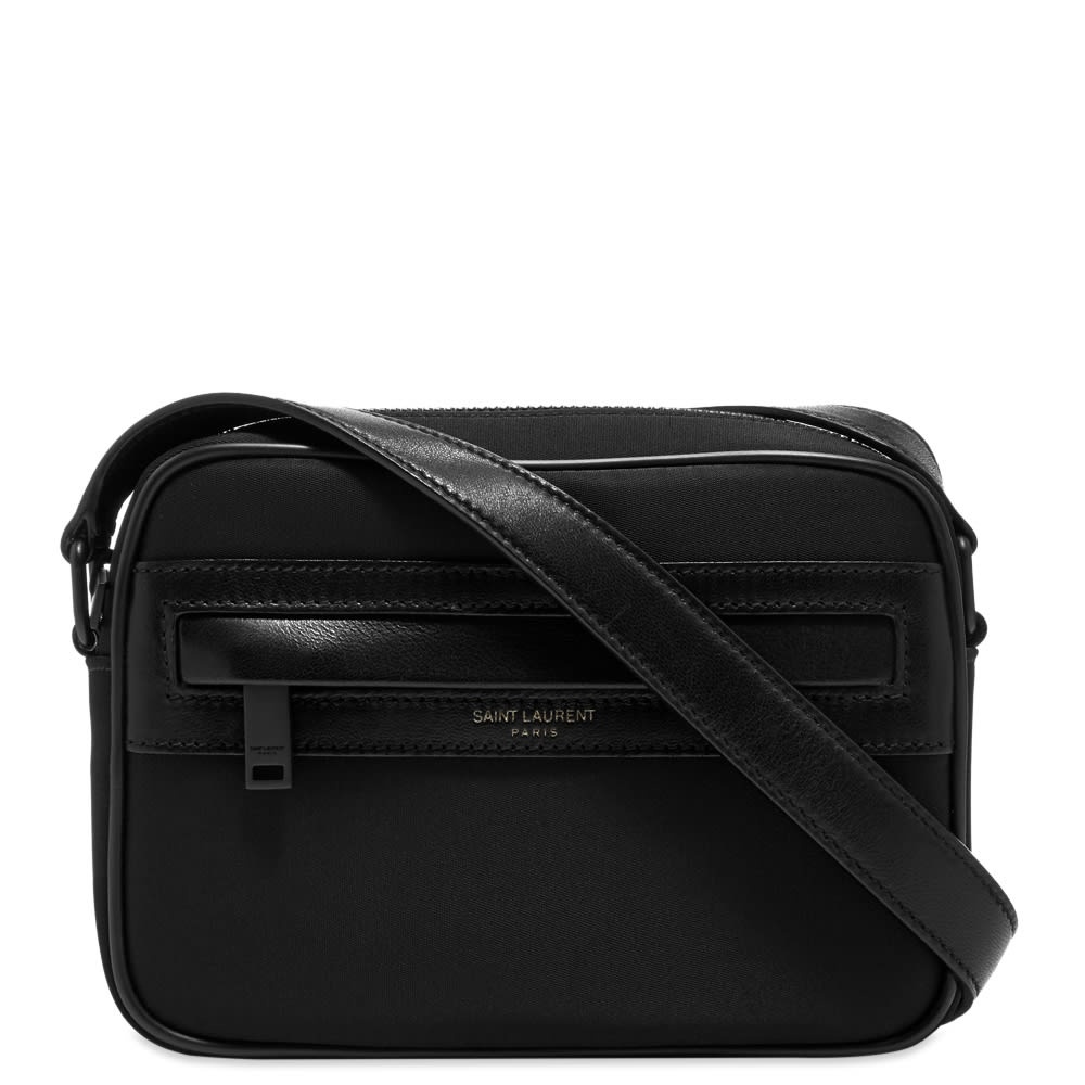 Saint Laurent Canvas And Leather Shoulder Bag - 1