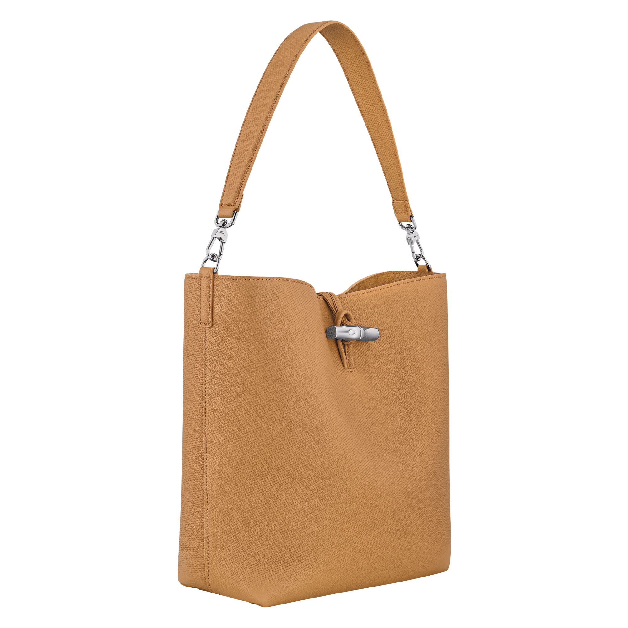 Le Roseau Hobo bag Walnut - Leather - 3
