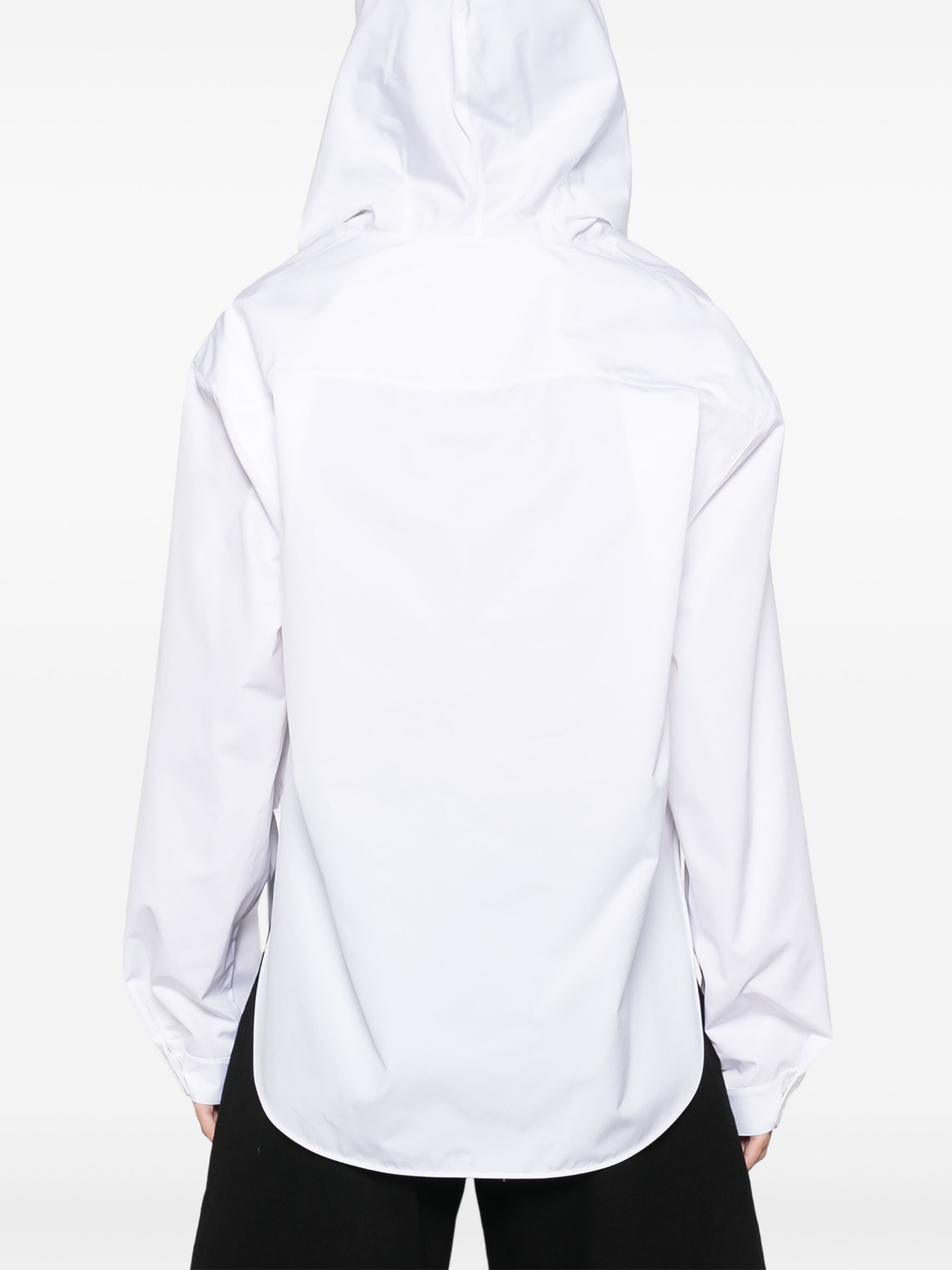 Poplin Hooded Shirt - 2