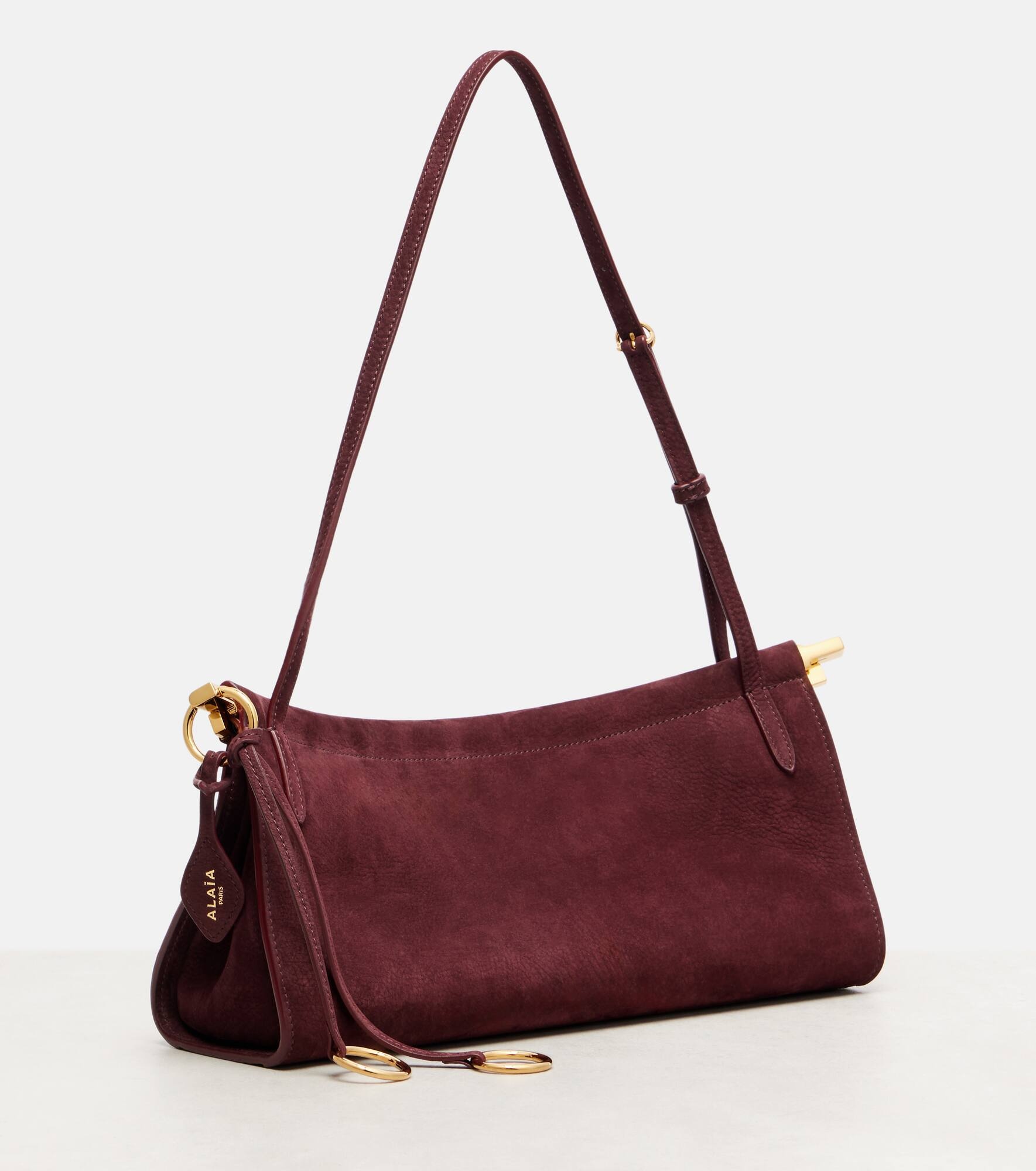 Le Click Medium suede shoulder bag - 4