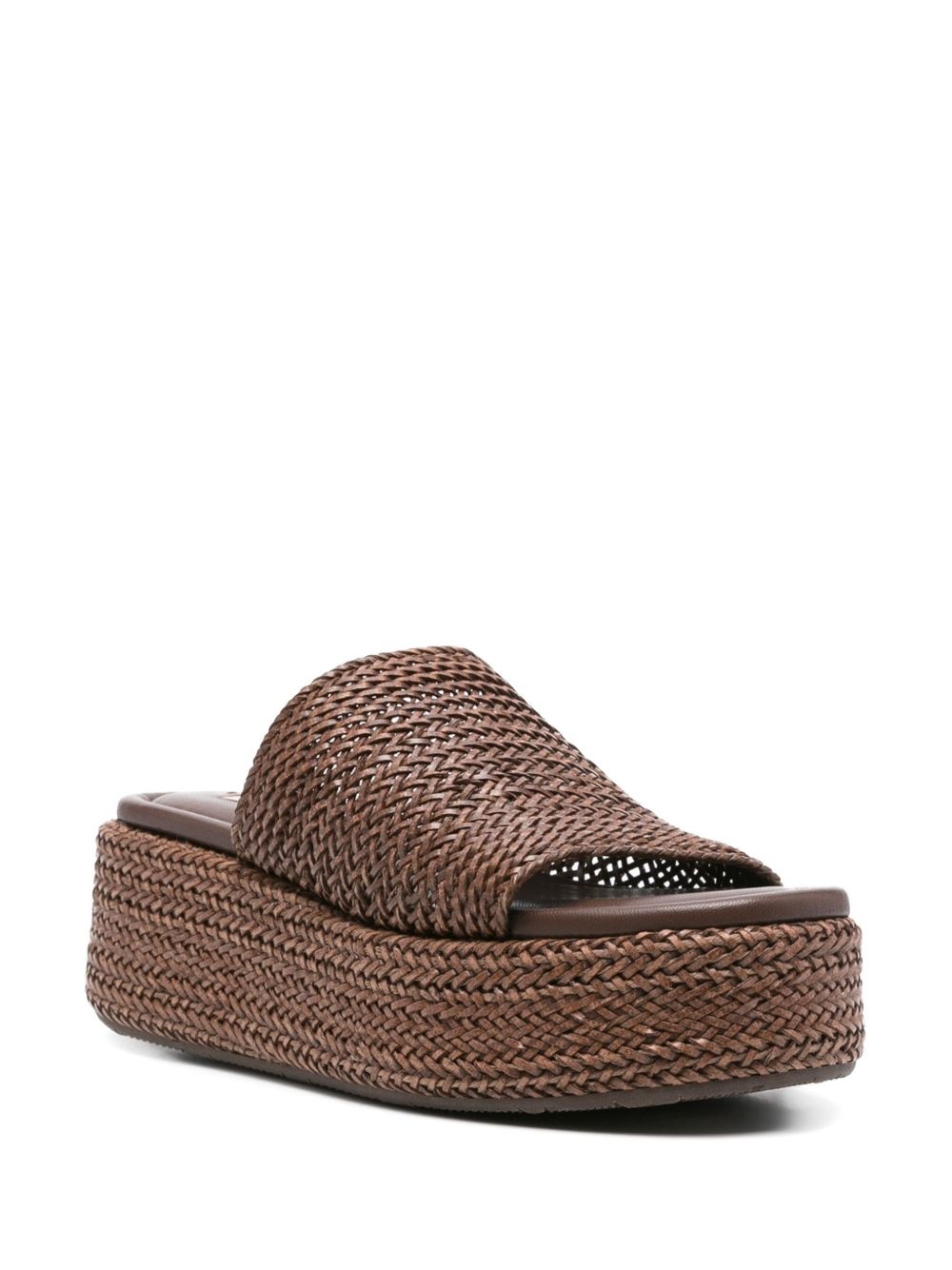 woven platform sandals - 2