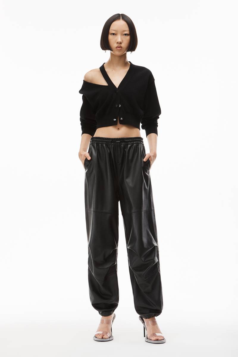 Alexander Wang CARDIGAN IN ILLUSION TULLE WOOL CASHMERE outlook