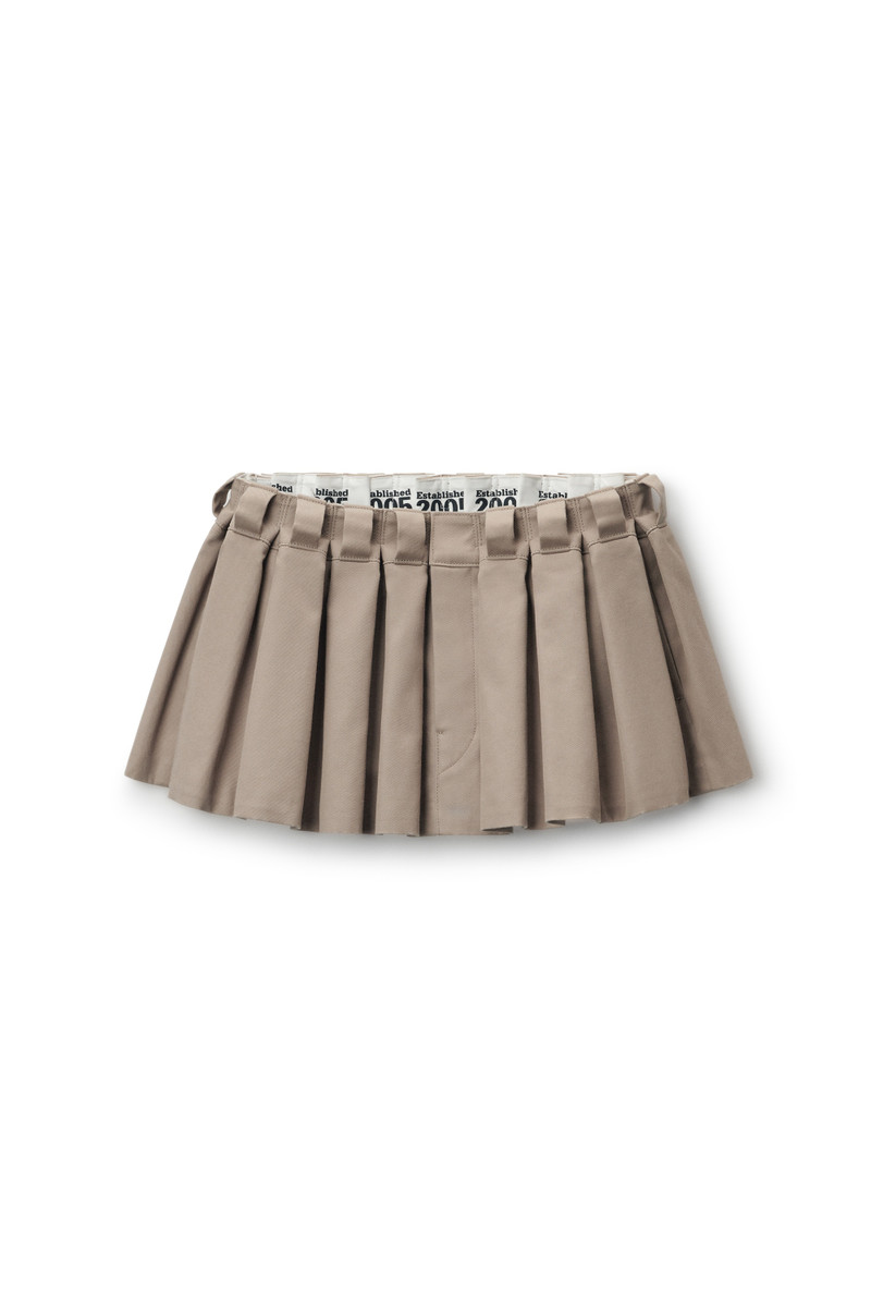 Box-Pleated Mini Skirt 6
