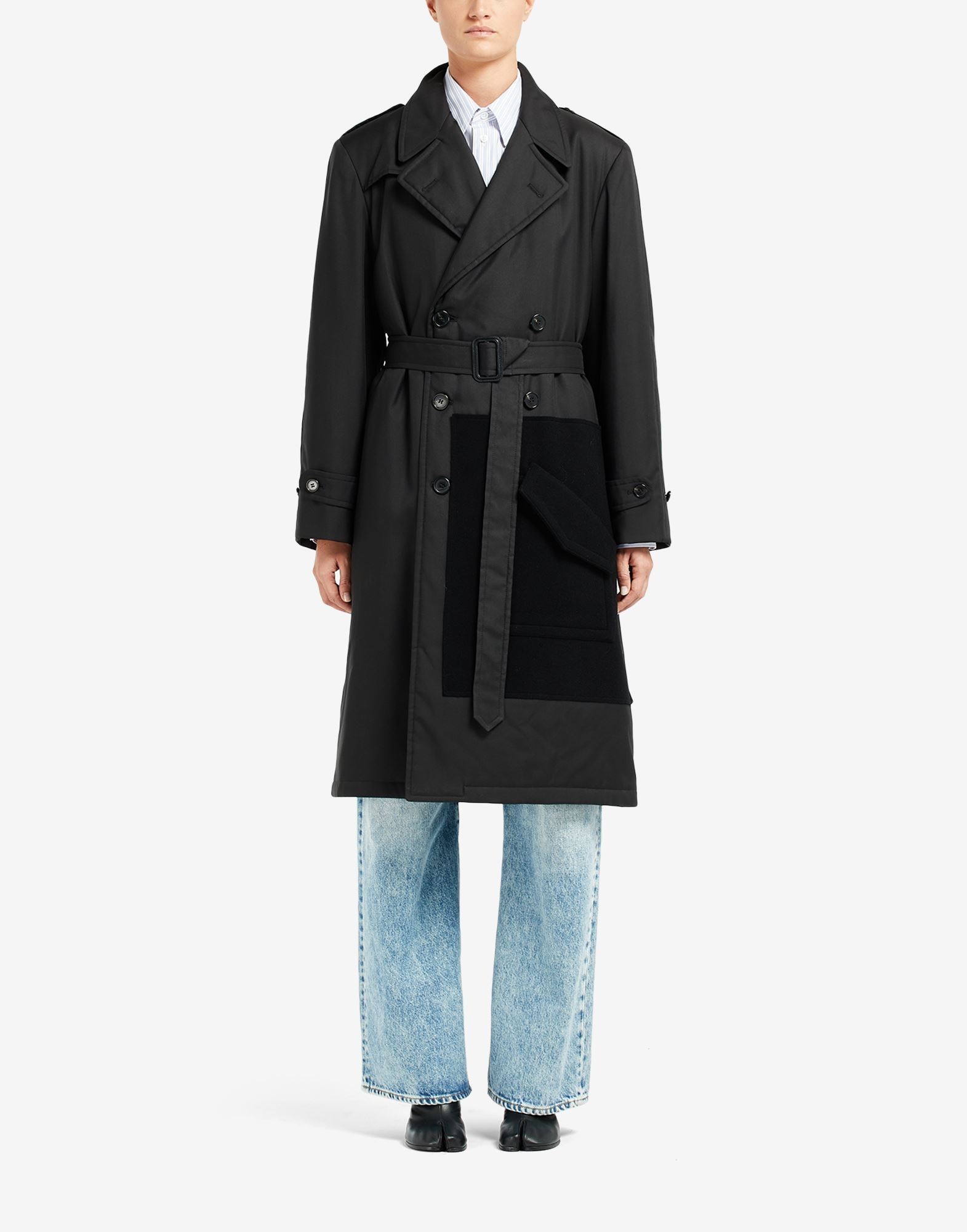 Trench Coat with Side Pocket - 2