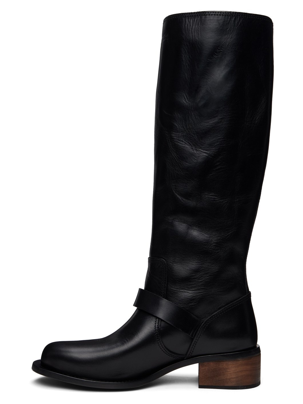 Black Motorcycle Boots - 3