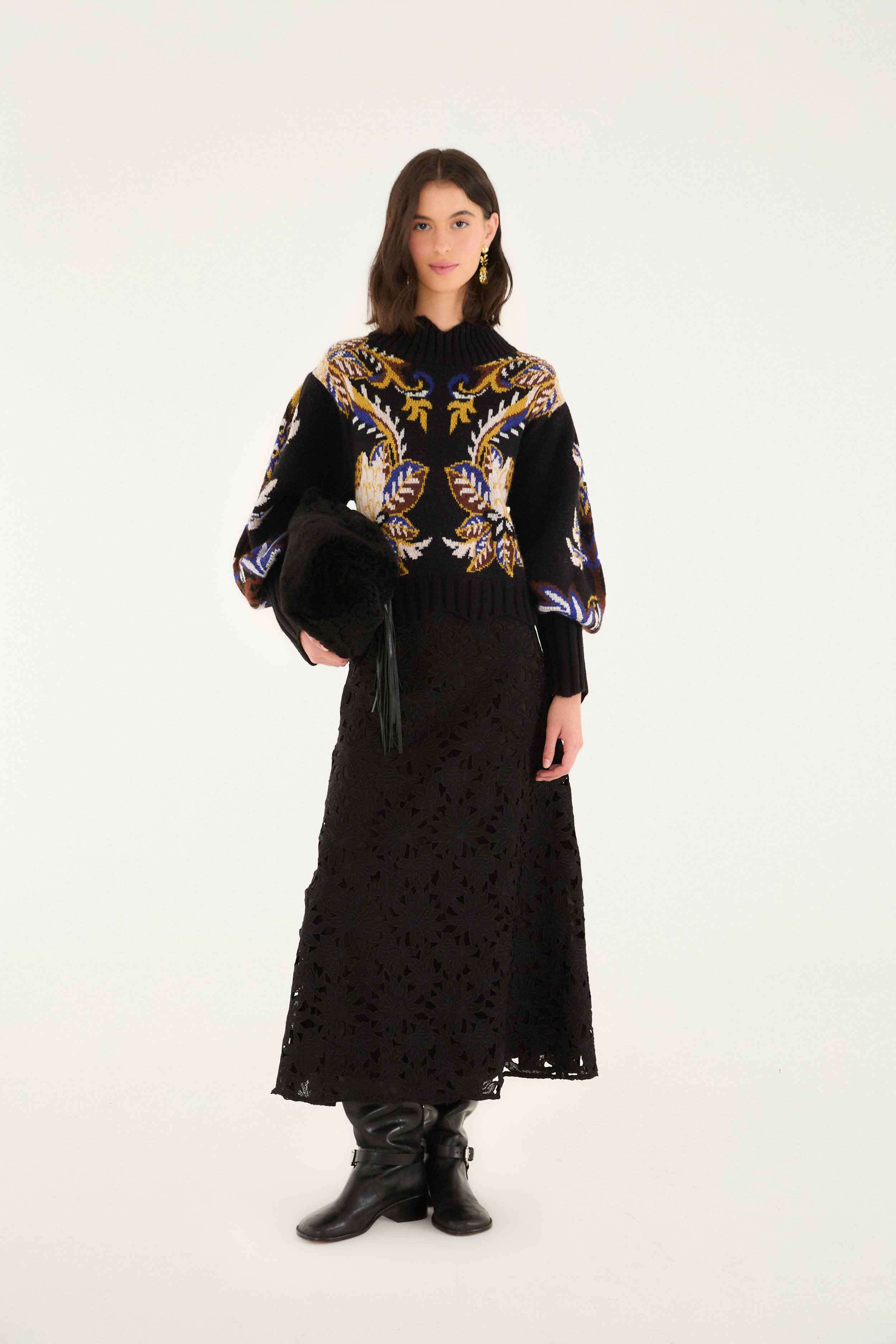 Arabesque Paradise Knit Sweater - 2
