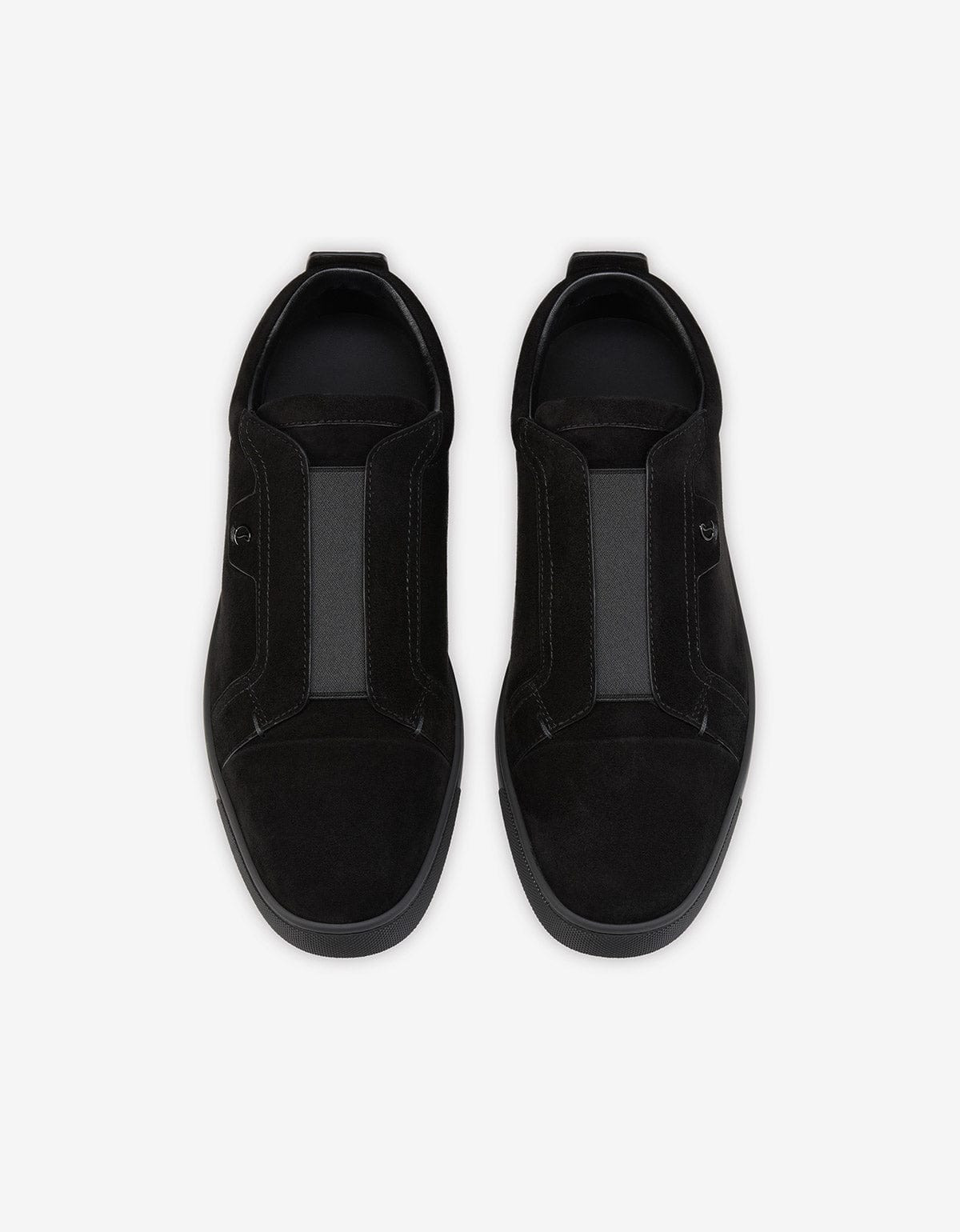 Christian Louboutin St Louis Black Suede Trainers - 4