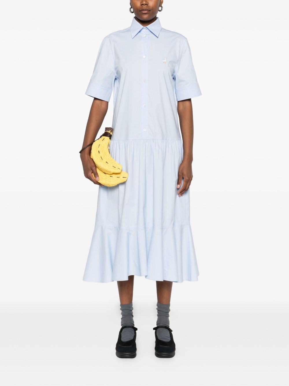 short-sleeves midi dress - 2