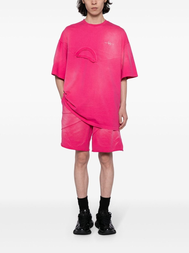 FENG CHEN WANG drawstring cotton shorts outlook