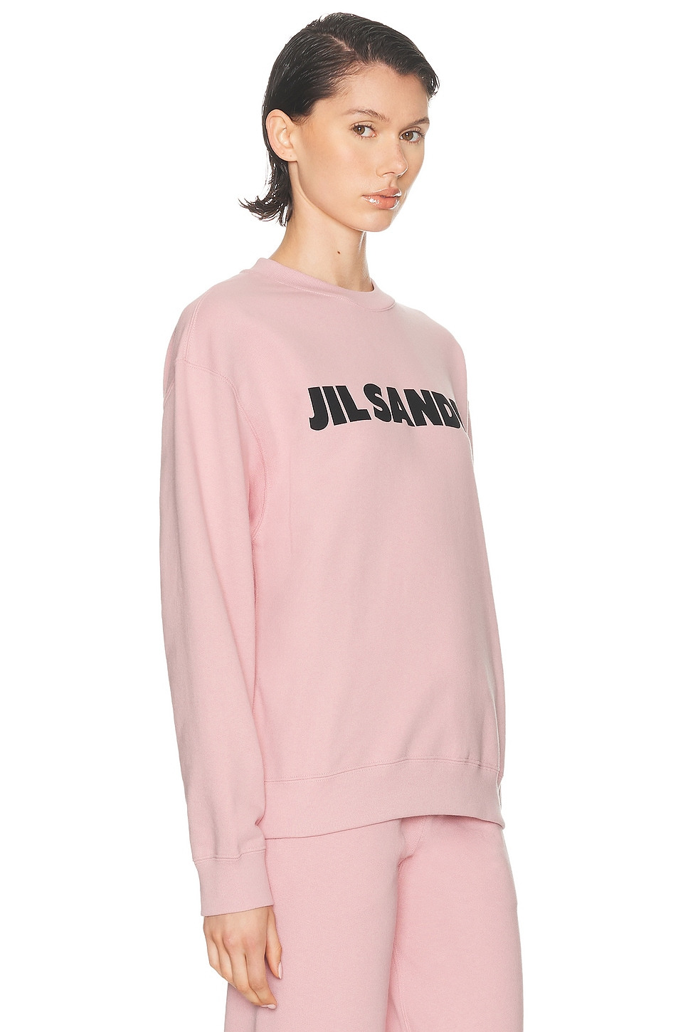 Crew Neck Long Sleeve Sweatshirt - 2