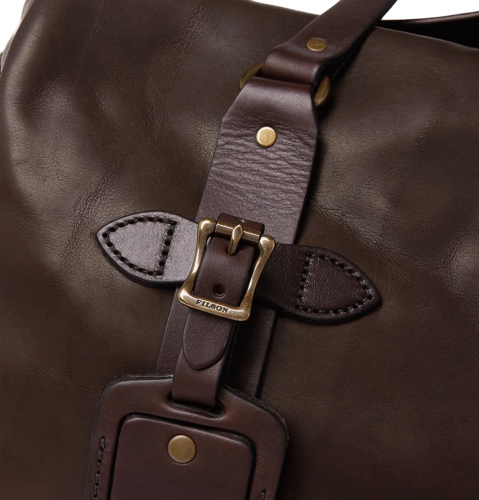 Leather Duffle Bag - 5