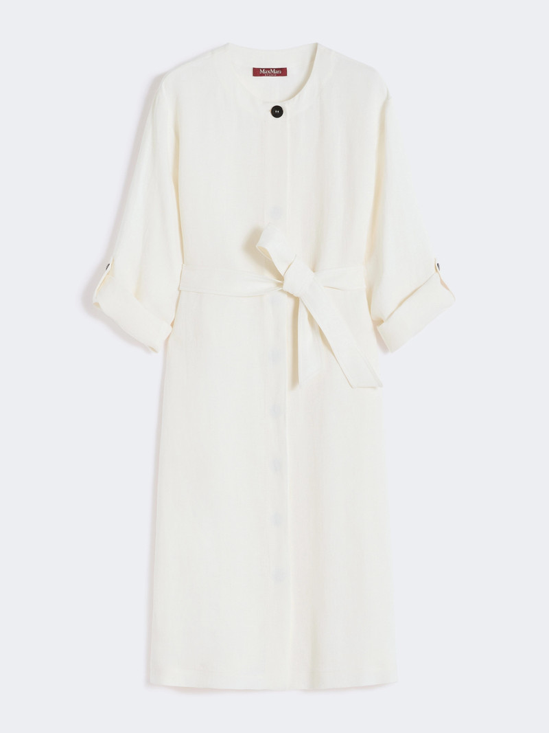 LEMBO Faded linen dress - NATURAL 1