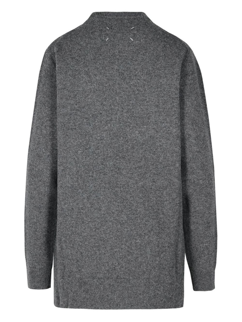 Maison Margiela ribbed crew neck sweater outlook
