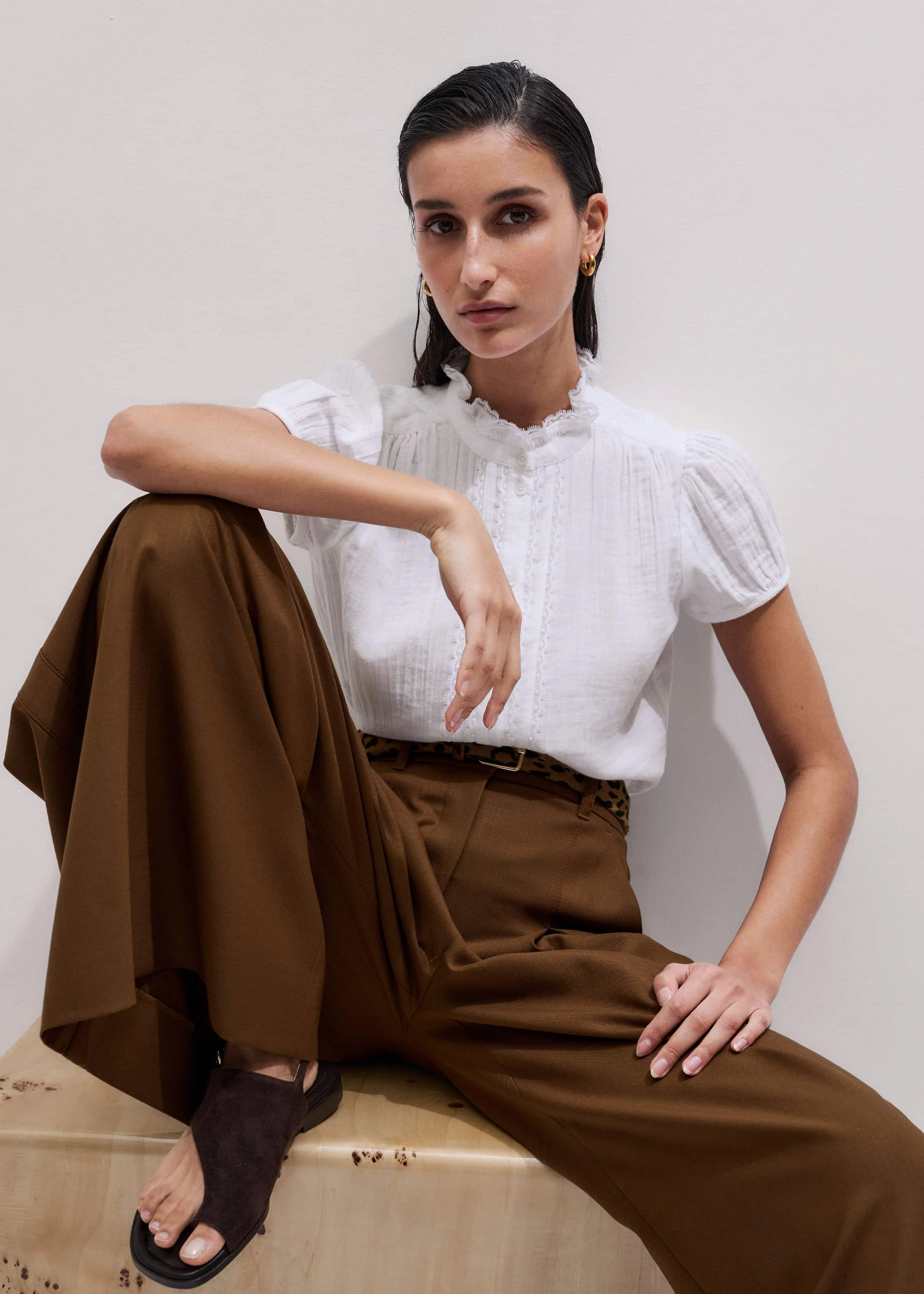 Straight Summer Blouse - 1