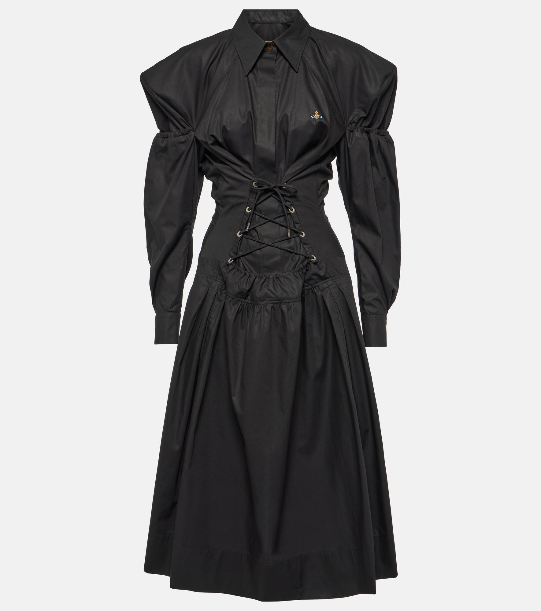 Kate cotton poplin midi dress - 1