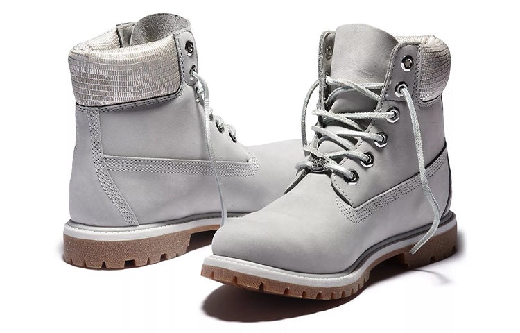 (WMNS) Timberland 6 Inch Premium Boots 'Light Gray' A1UWF - 3