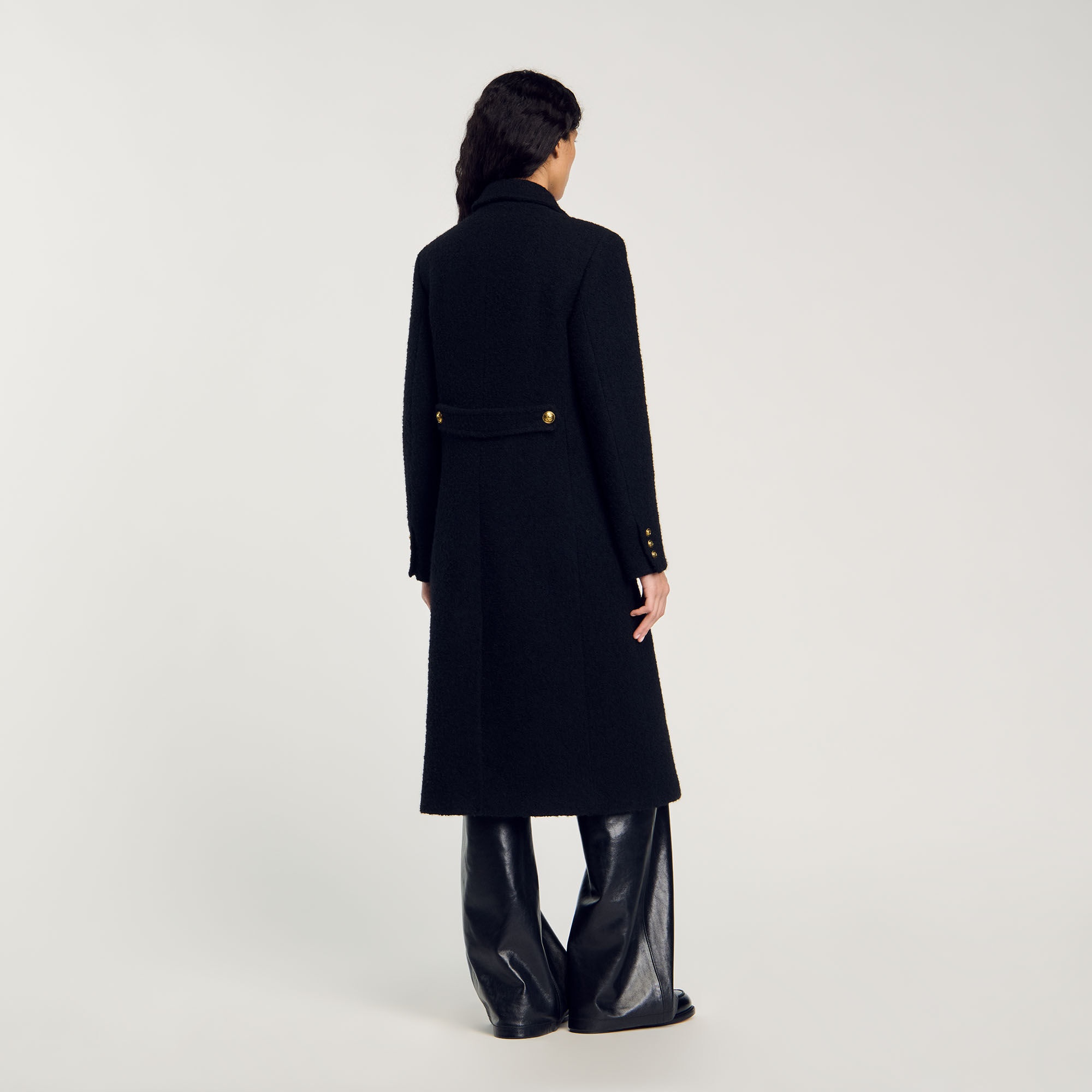 LONG DOUBLE-BREASTED COAT - 6