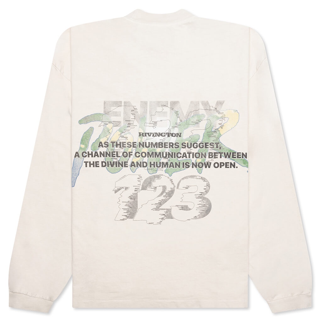 FIN DU MONDE L/S TEE - VINTAGE WHITE - 2