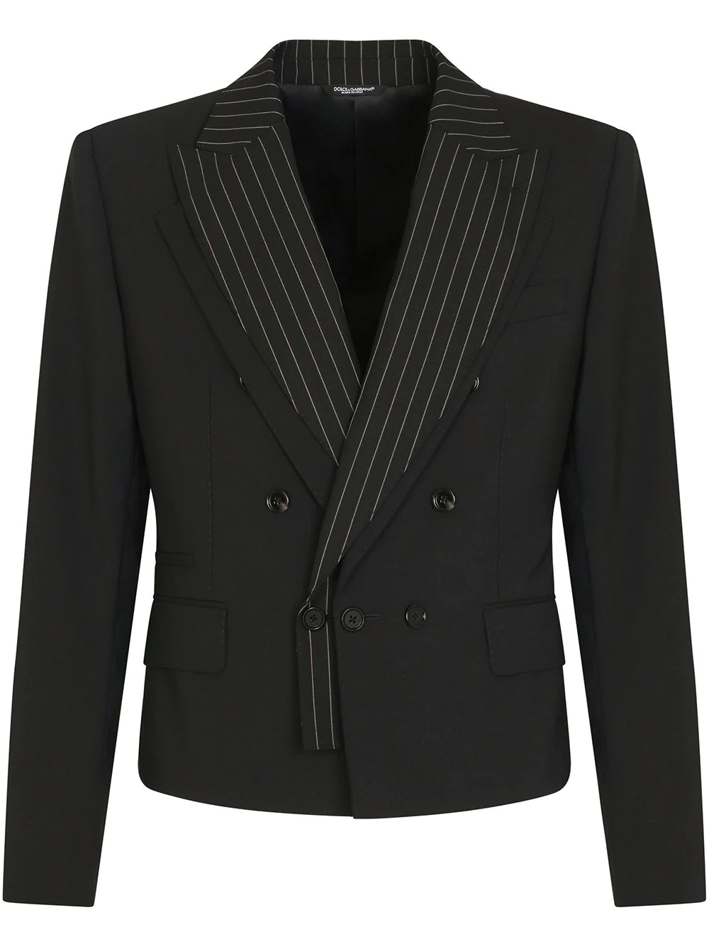 button-front blazer - 1