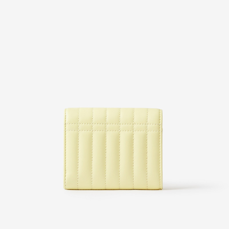 Quilted Leather Small Lola Folding Wallet 3