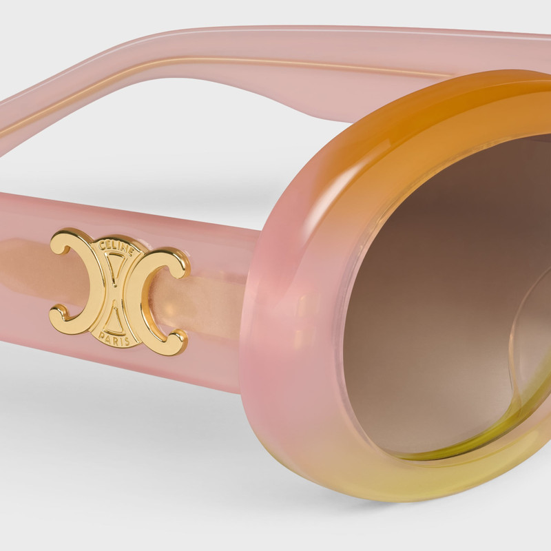 CELINE CL40194U Triomphe 01 sunglasses in Acetate outlook
