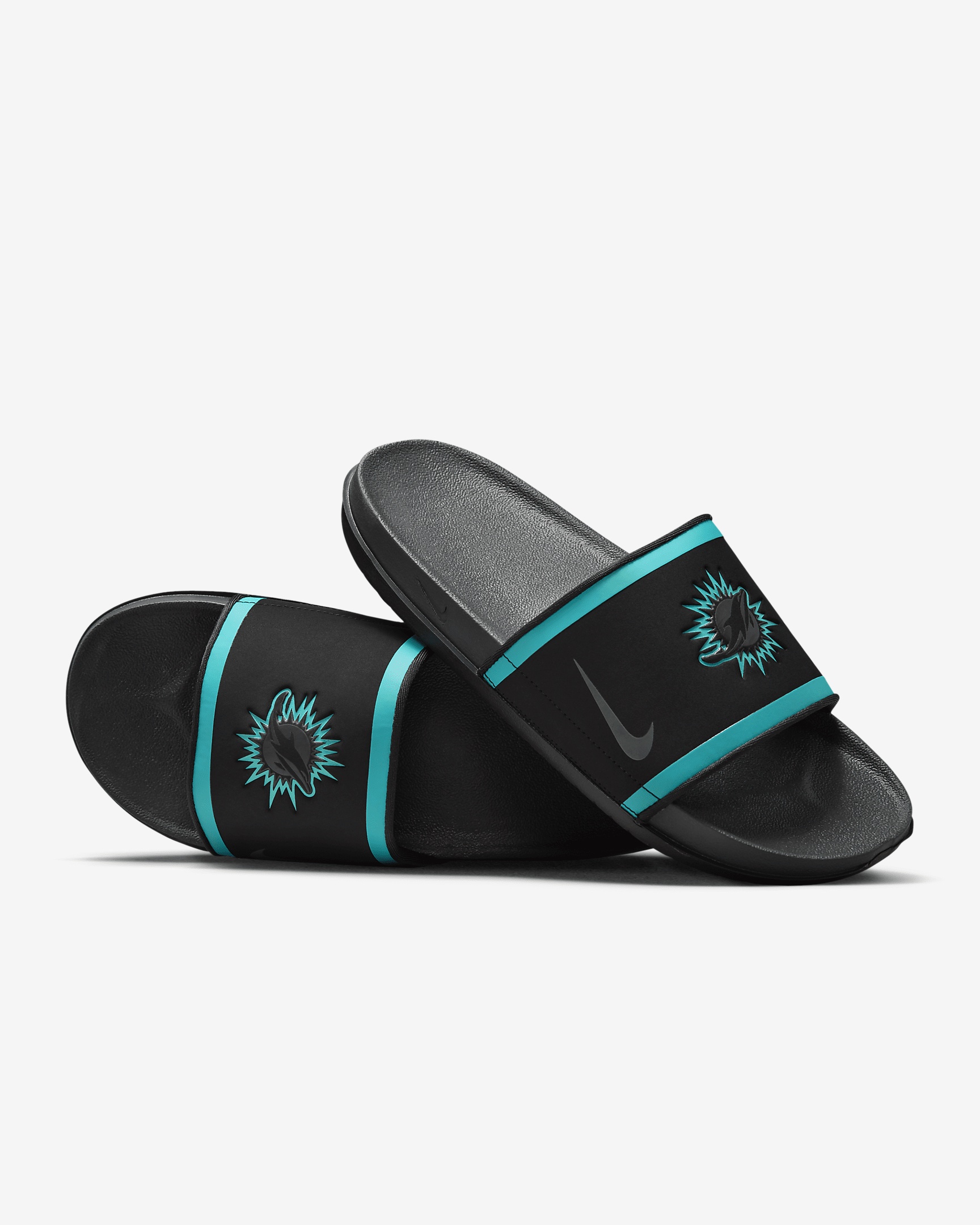 Nike Offcourt (NFL Miami Dolphins) Slide - 1