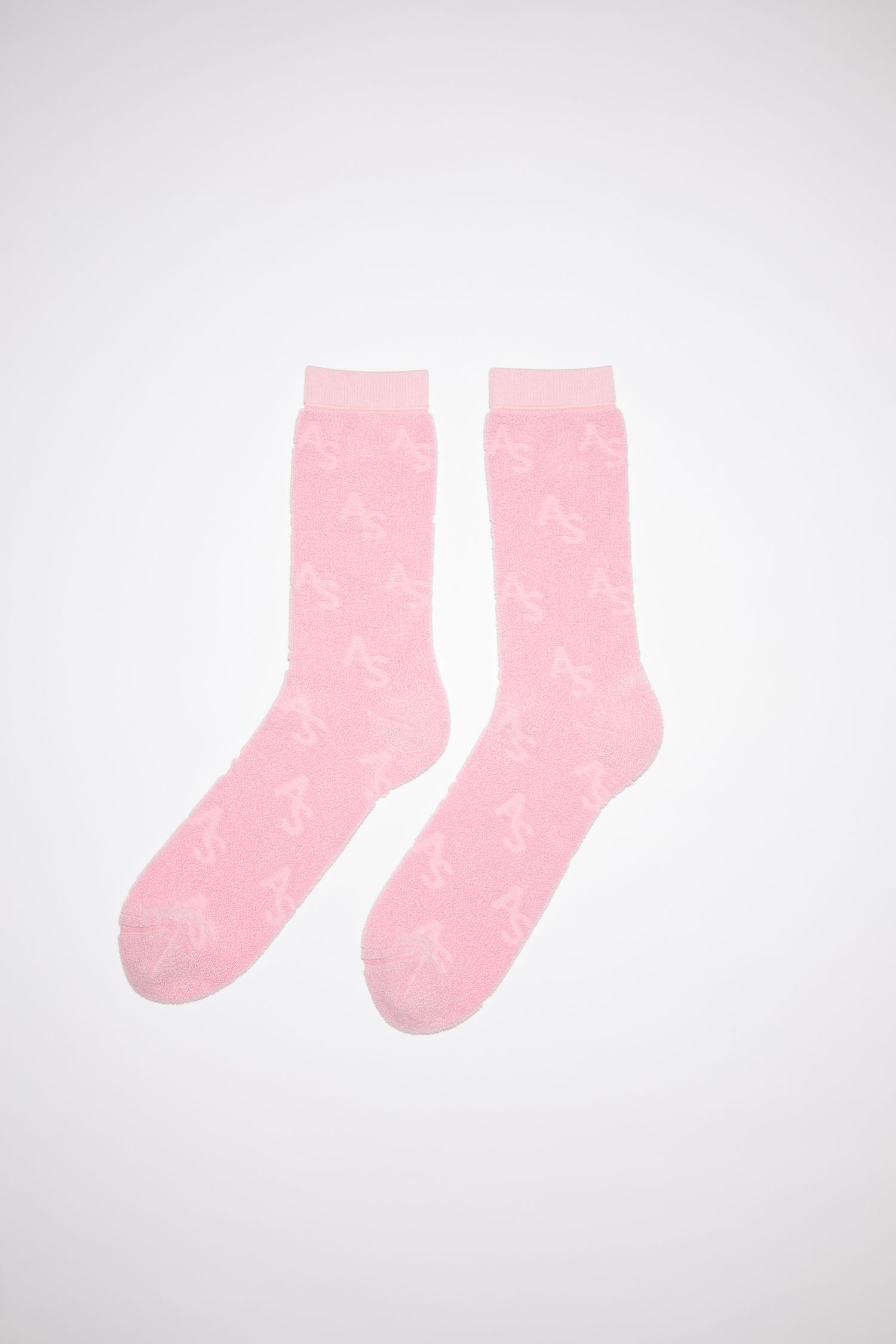 Cotton logo socks - Pink - 1