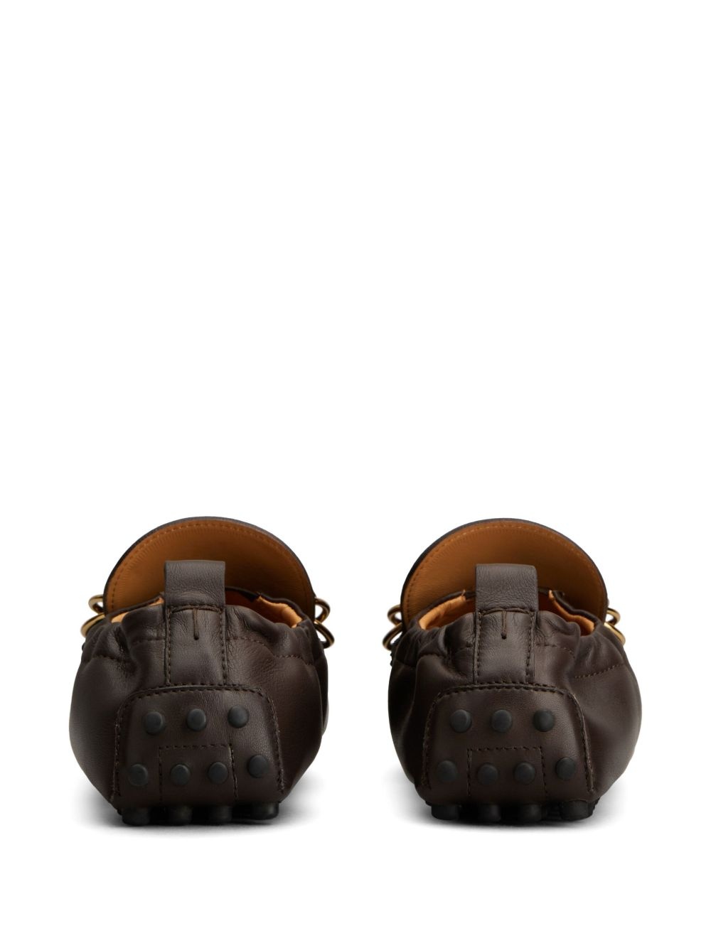 ring-embellished loafers - 3