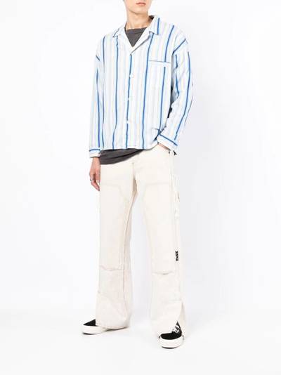 SAINT M×××××× stripe-print button-up shirt outlook