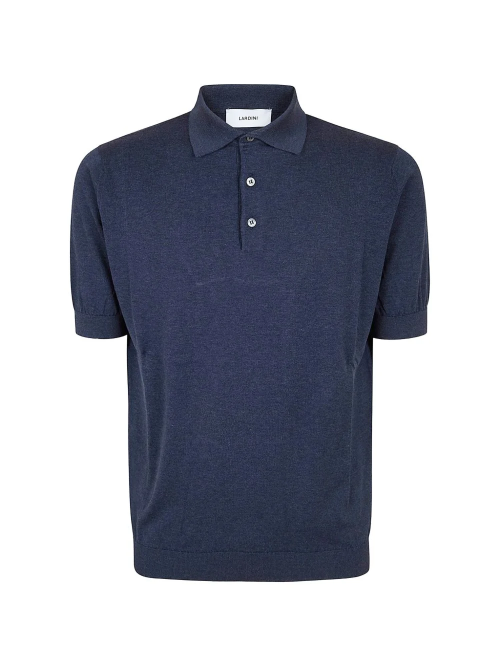short-sleeve cotton polo shirt - 1