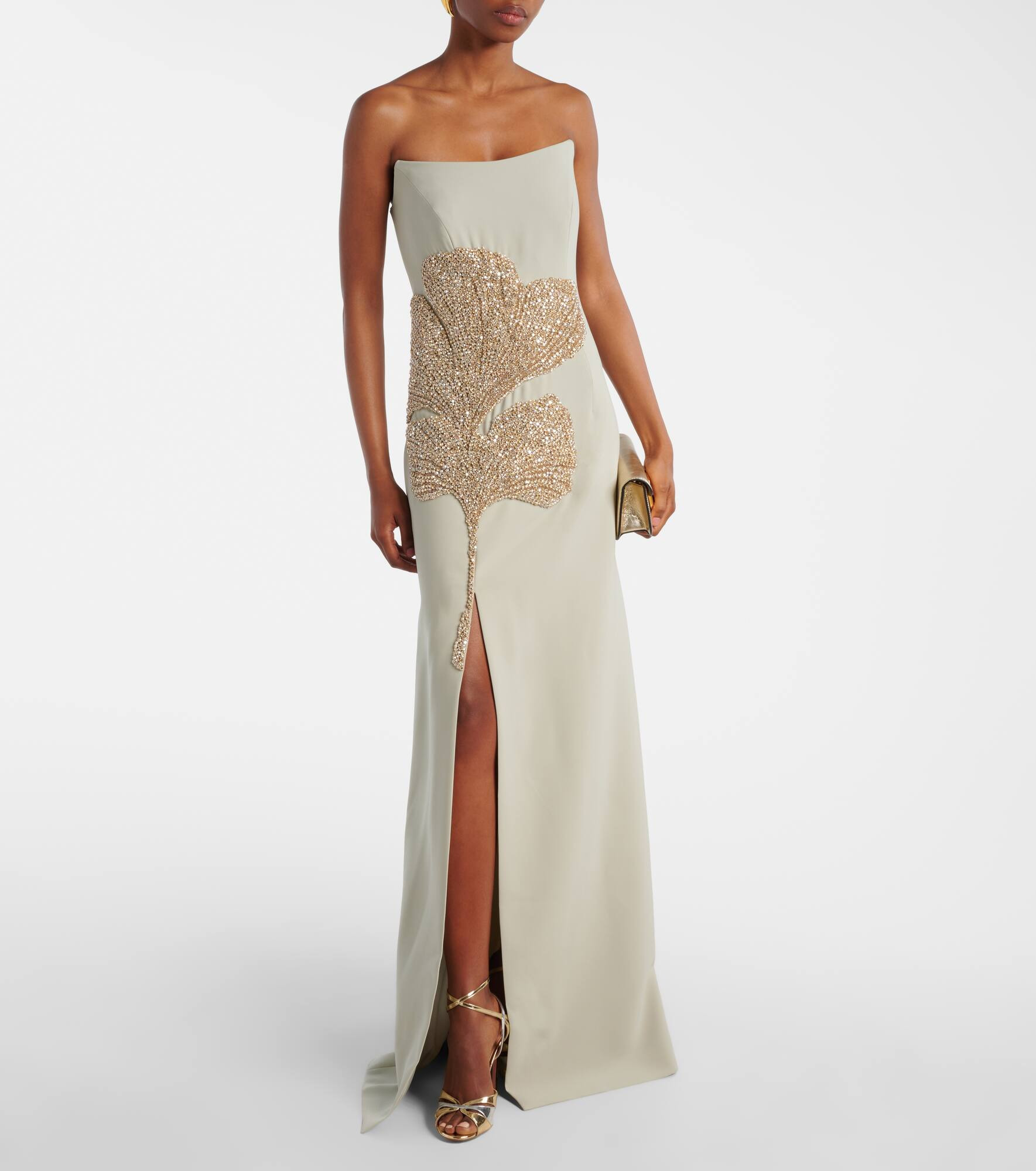 Faranna embellished crêpe gown - 2