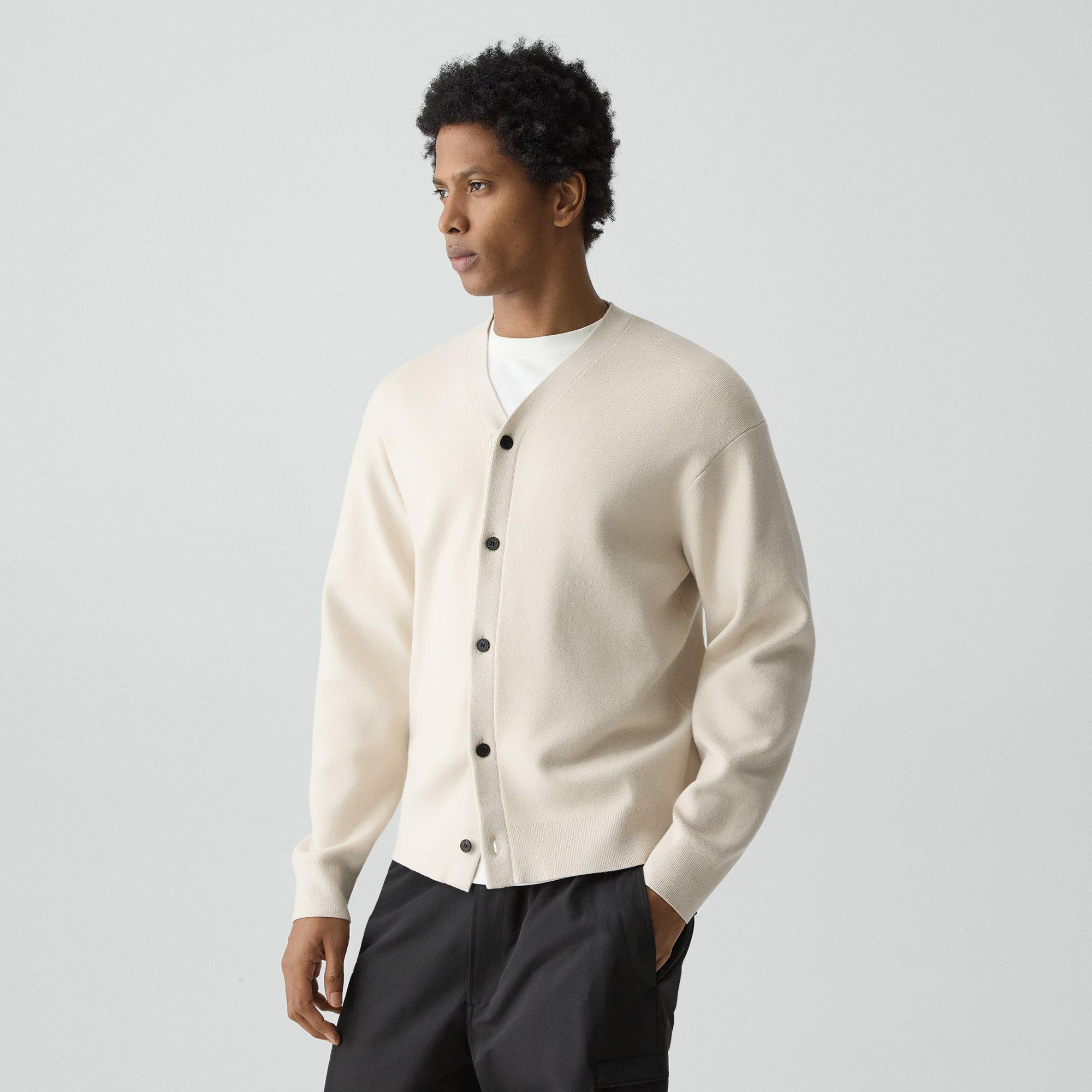V-Neck Cardigan in Wool Bilen - 3