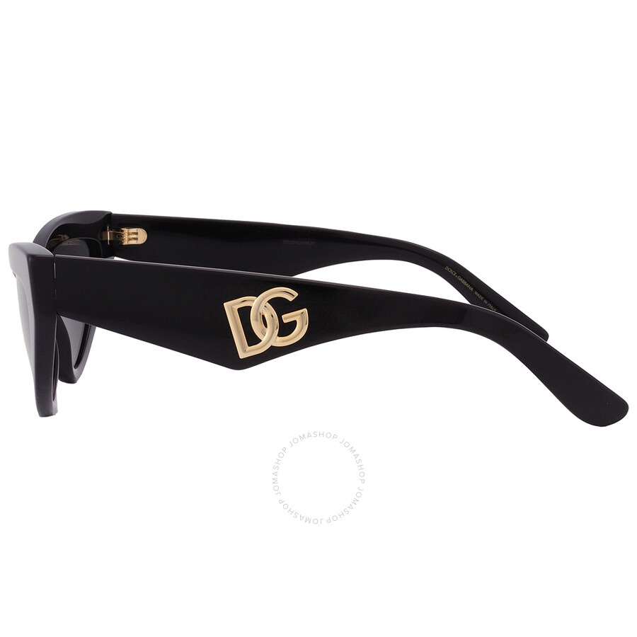 Dolce and Gabbana Dark Grey Cat Eye Ladies Sunglasses DG4439 501/87 55 - 4