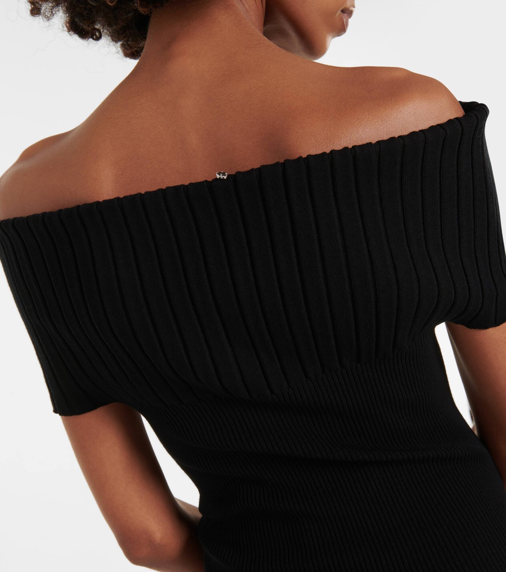 Feritos off-shoulder midi dress - 6