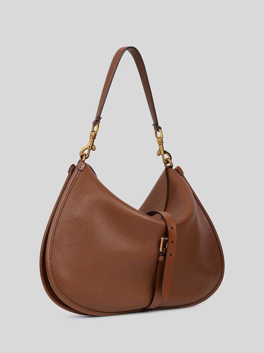MAXI LEATHER PONY BAG - 5