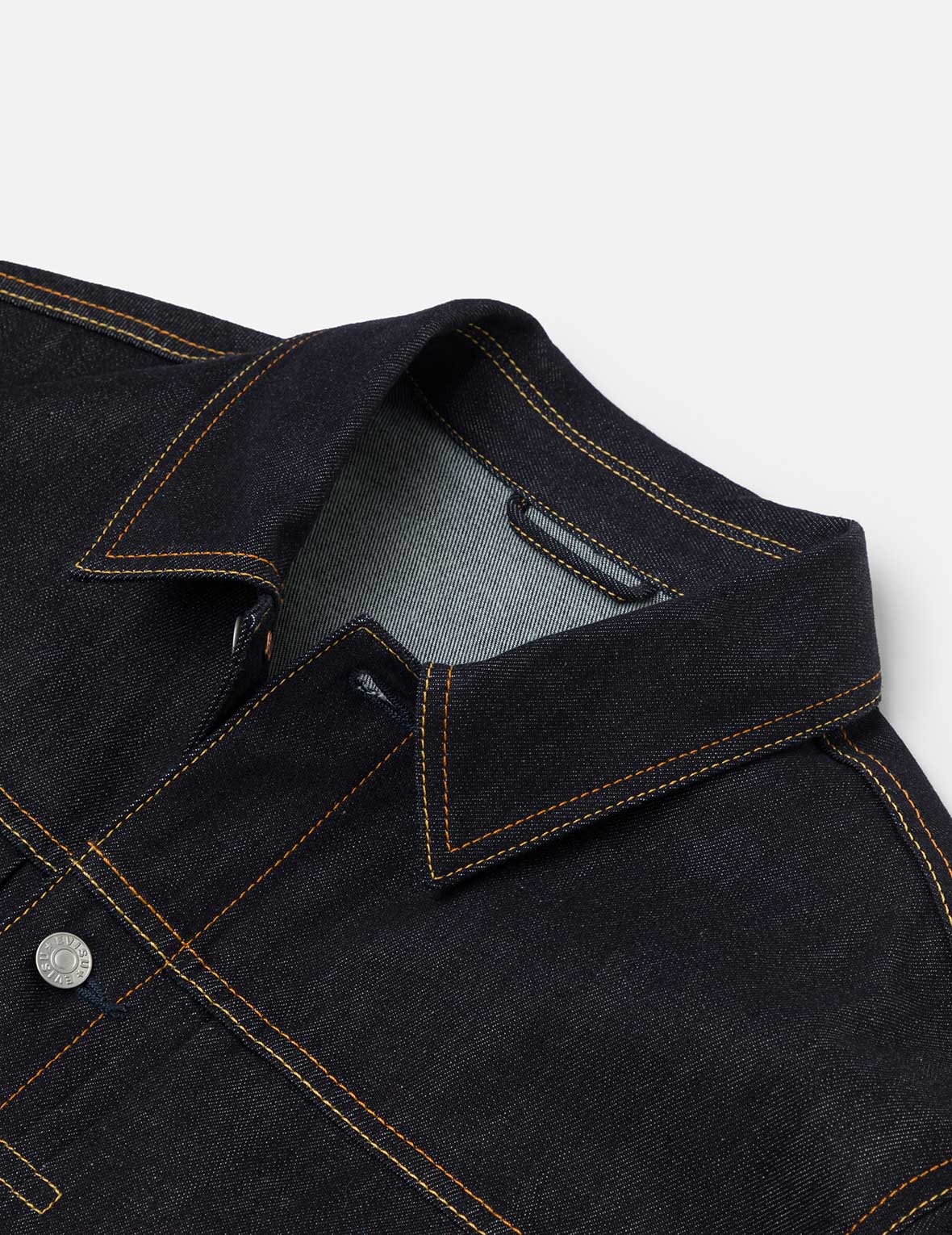 Ecru Seagull Print Relax Fit Denim Jacket - 6