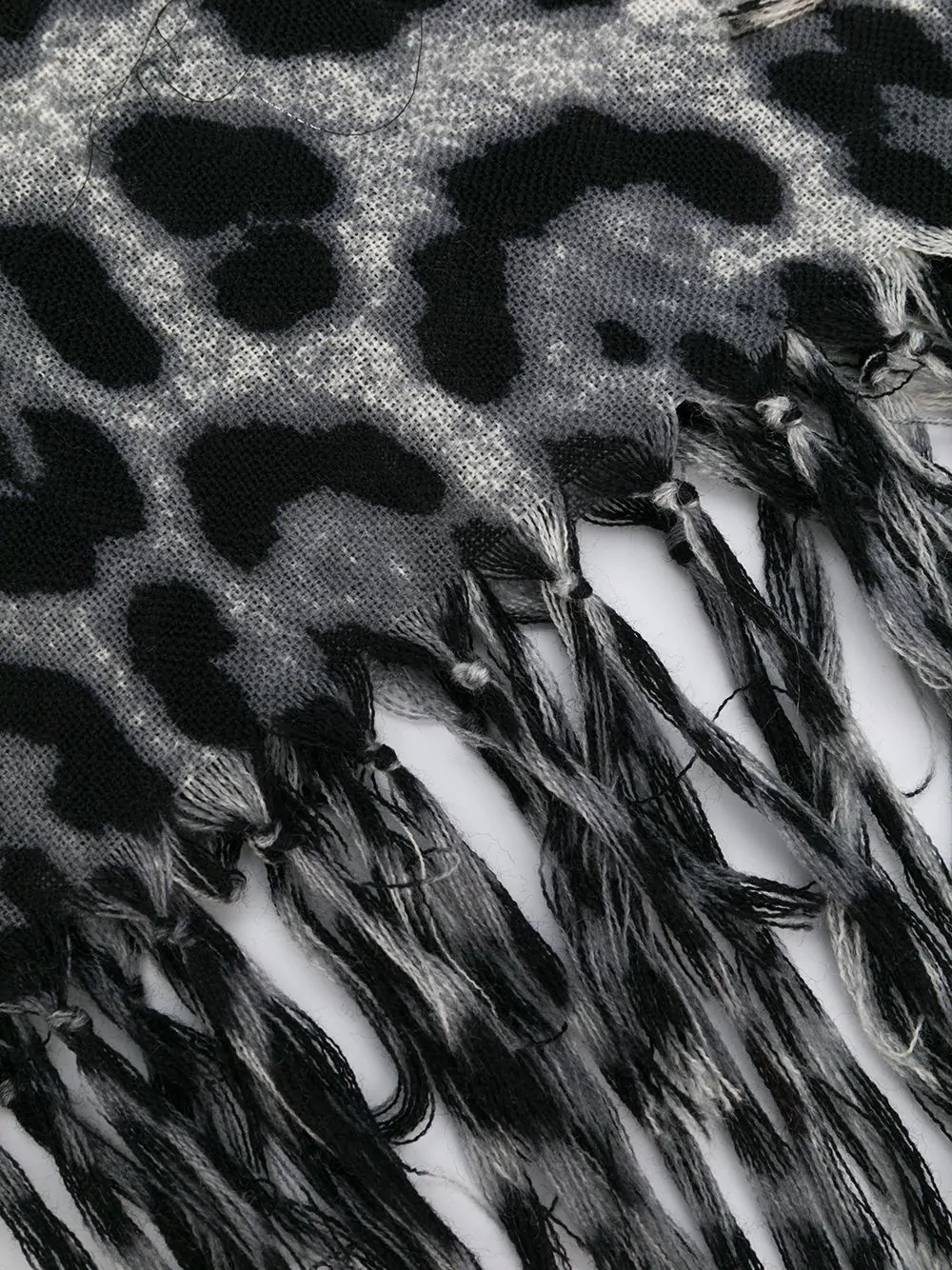 leopard-print scarf - 3