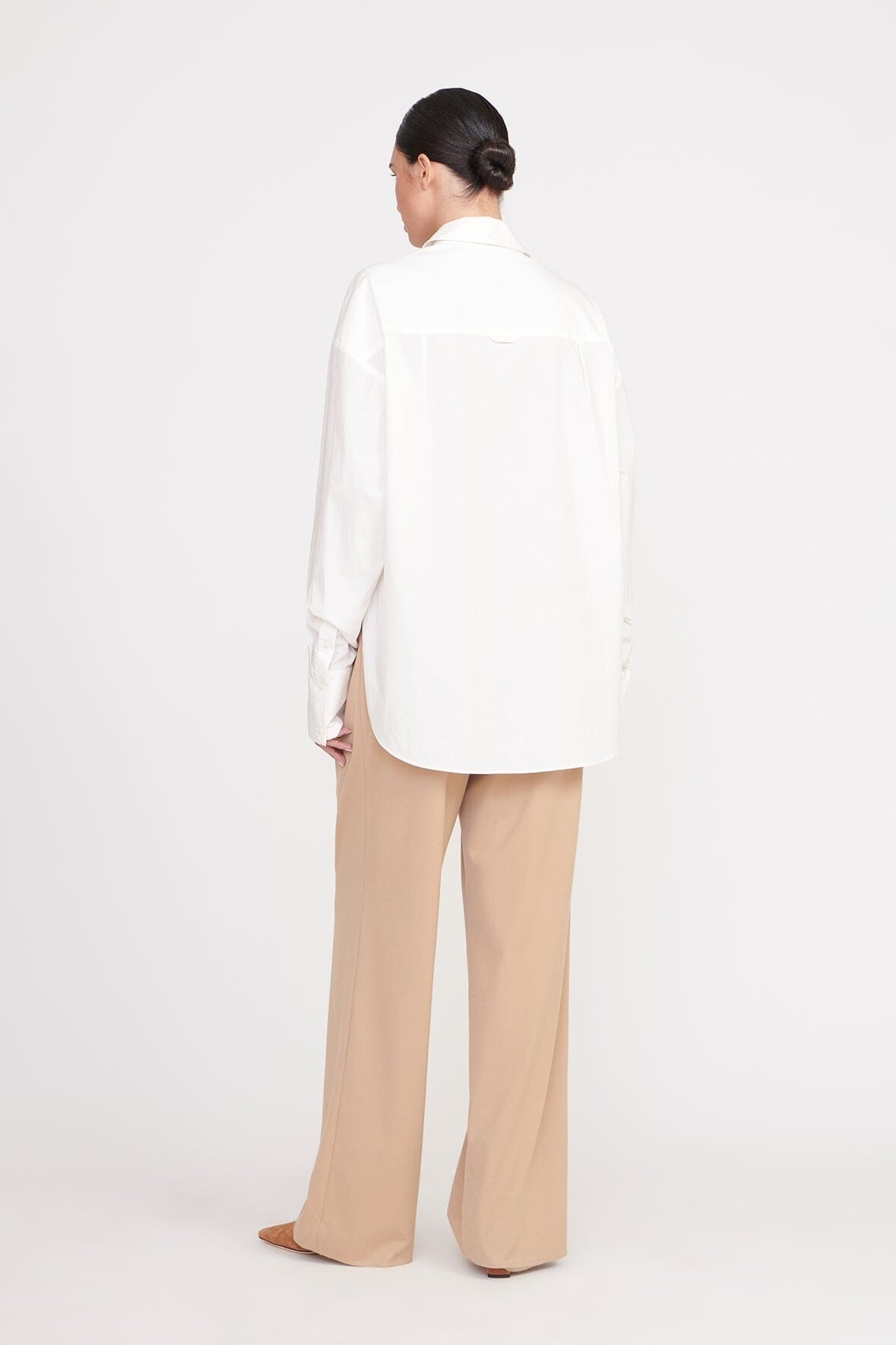 STAUD COLTON SHIRT WHITE - 5