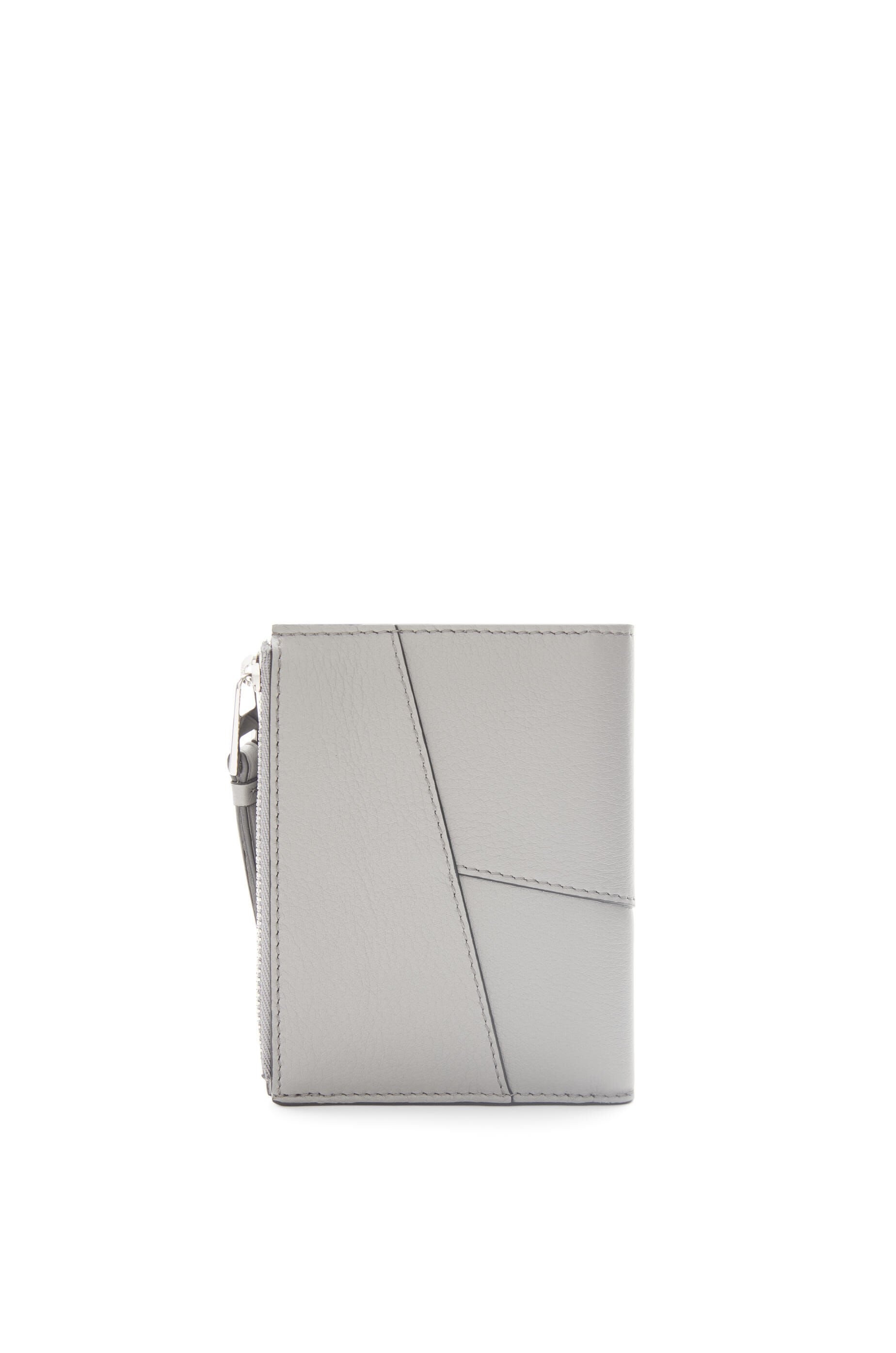 Puzzle Edge slim compact wallet in classic calfskin - 4