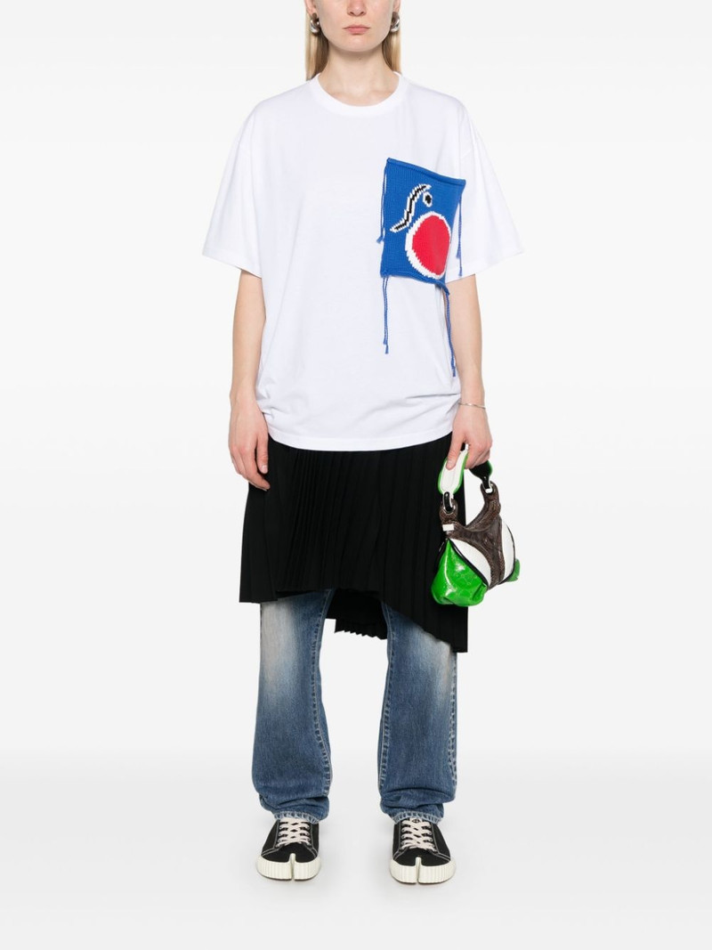 CHARLES JEFFREY LOVERBOY knitted patch-pocket Tshirt outlook